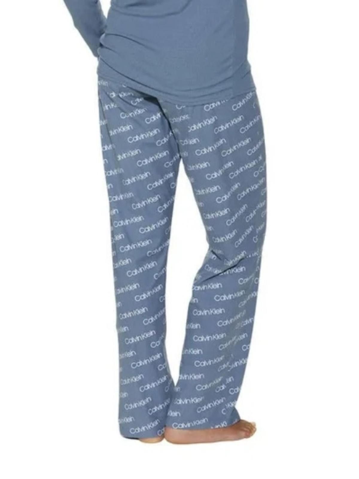 Calvin Klein Calvin Klein / Logo Fleece Pajama Pants / Blue Size ONE SIZE - 2 Thumbnail