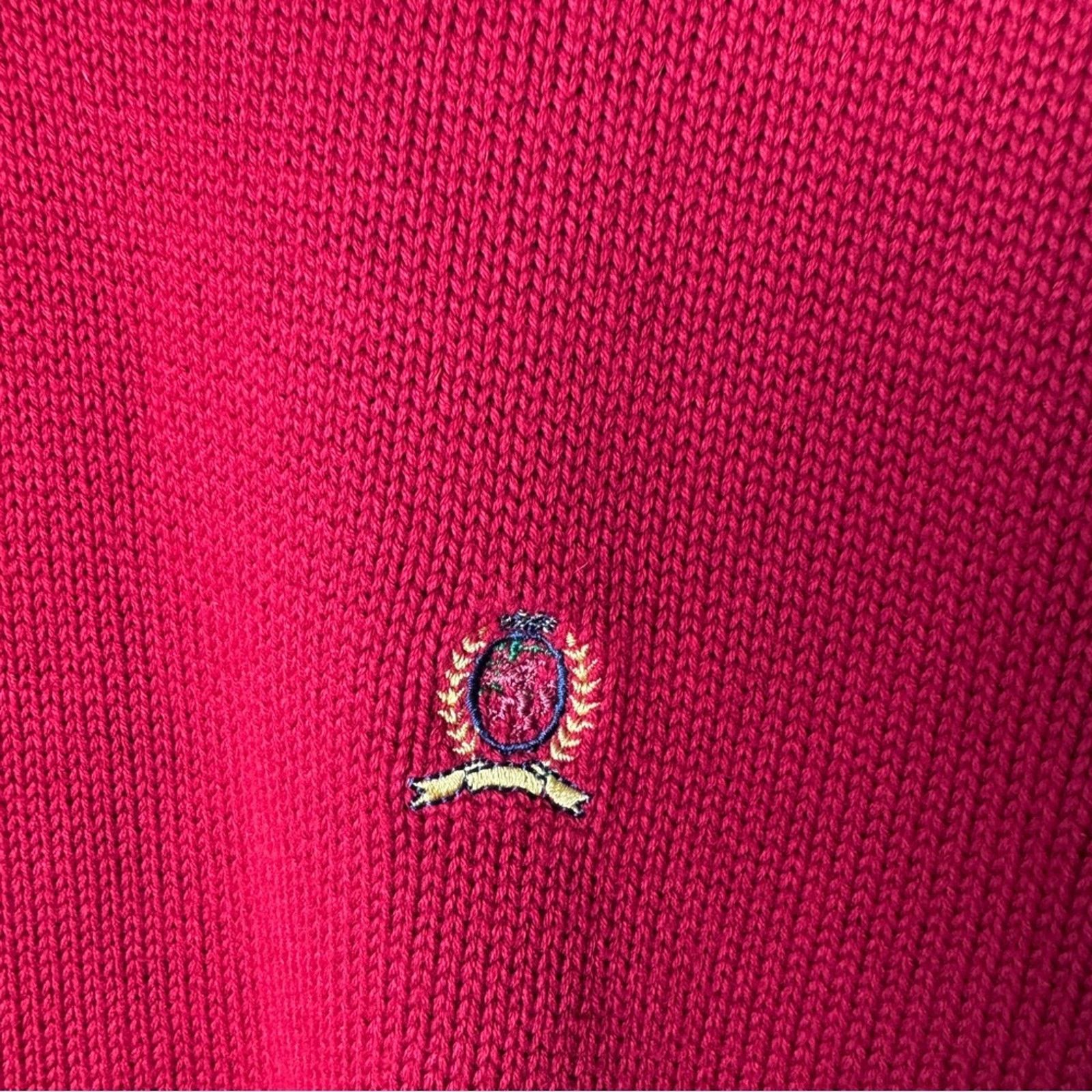Tommy Hilfiger Tommy Hilfiger Red Cotton Pullover Sweater Men’s Size XL Size US XL / EU 56 / 4 - 9 Thumbnail
