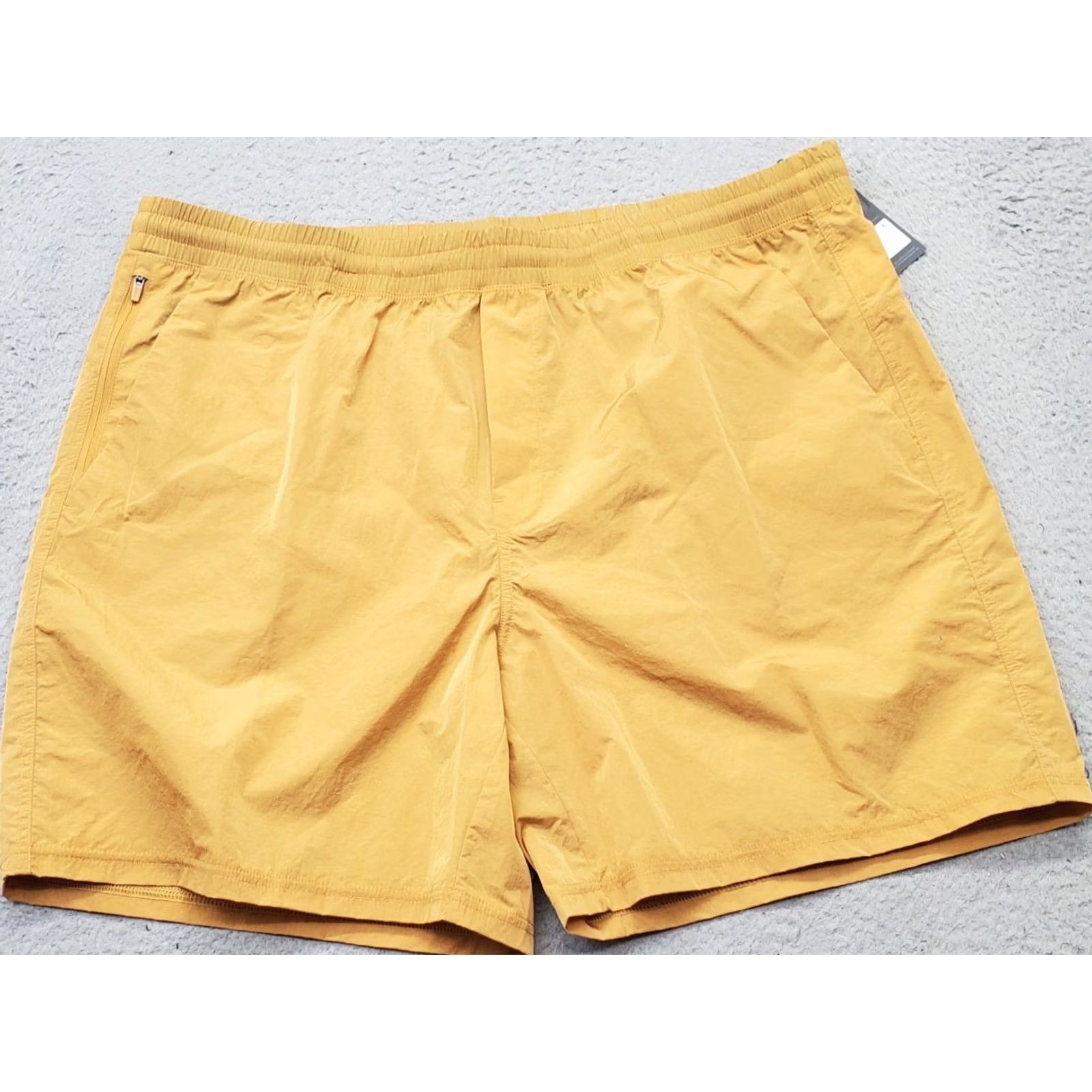 Vintage VRST Mens XXL Tan All-In Unlined Shorts Athletic Pockets 50+UV Protection Quick Dry 7.5" Inseam Zip? Pocket Size US 39 - 2 Thumbnail