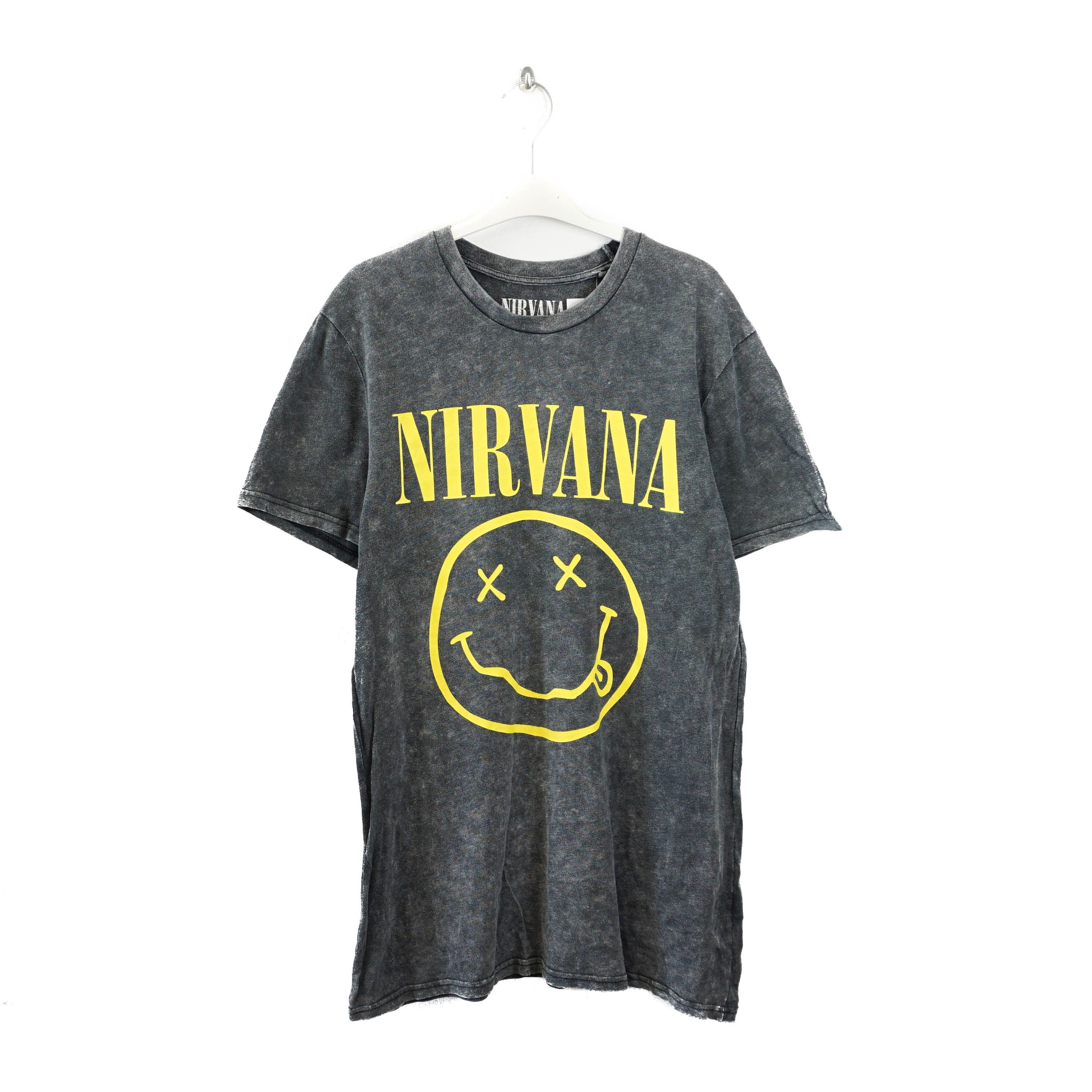 Band Tees × Nirvana Big Logo Gray Tee Size US XS / EU 42 / 0 - 1 Thumbnail