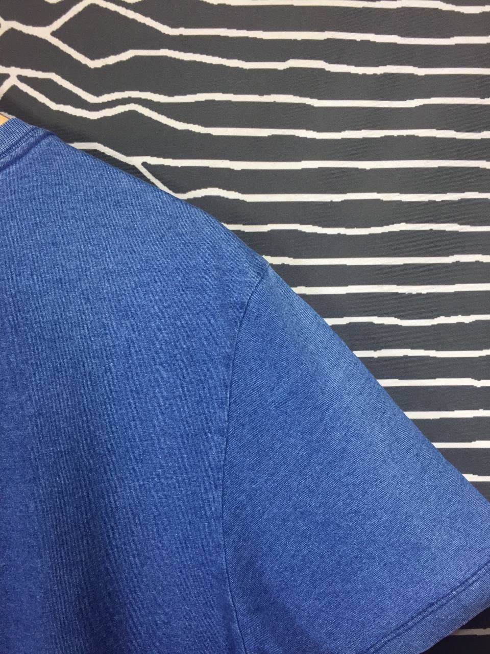 Gap × Vintage GAP Dyed With Indigo American Flag Patched Tee Size US L / EU 52-54 / 3 - 9 Thumbnail