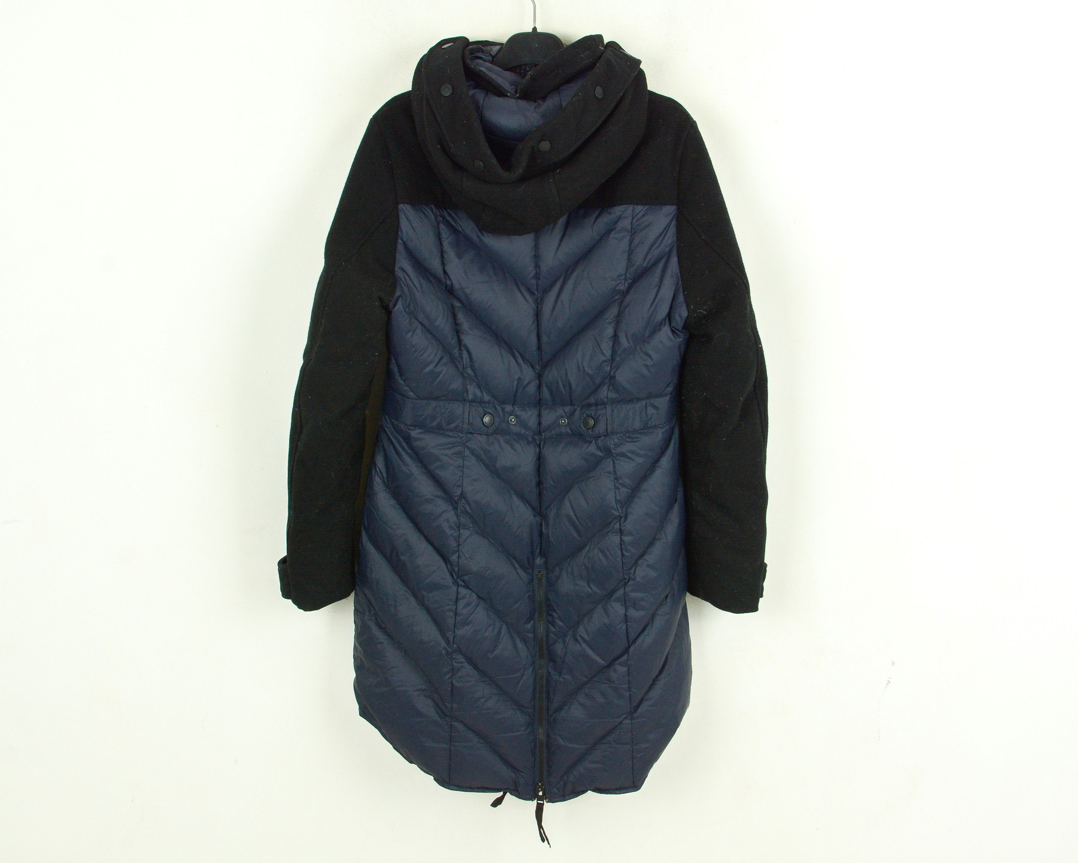J.Lindeberg Women S Wool Down Long Coat Hooded Parka Padded Jacket Size S / US 4 / IT 40 - 3 Thumbnail