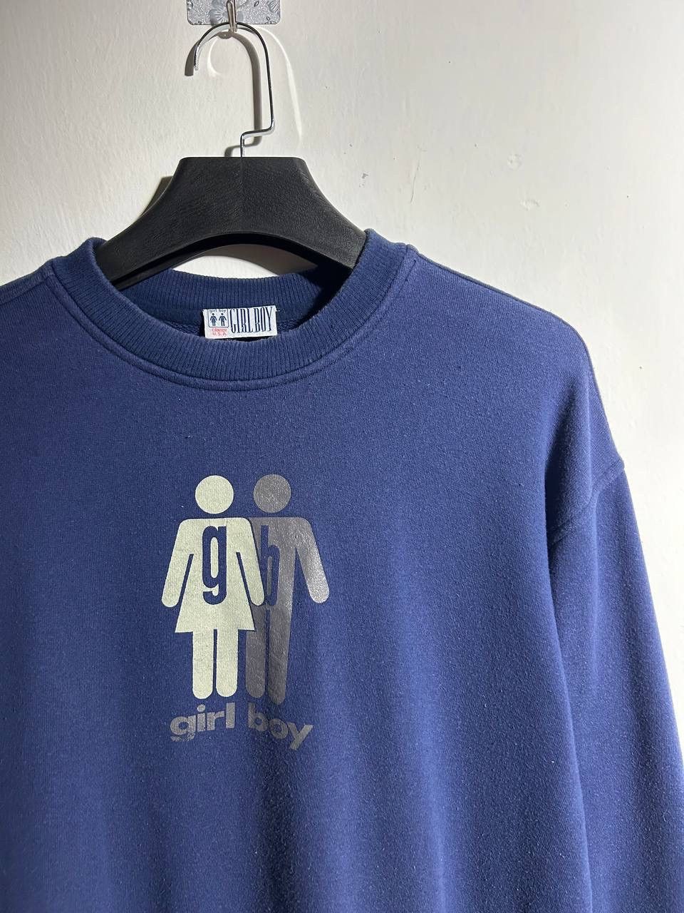 Girl Skateboards Vintage 90s Girl Boy Centre Logo Skate Sweatshirt Size US M / EU 48-50 / 2 - 2 Thumbnail