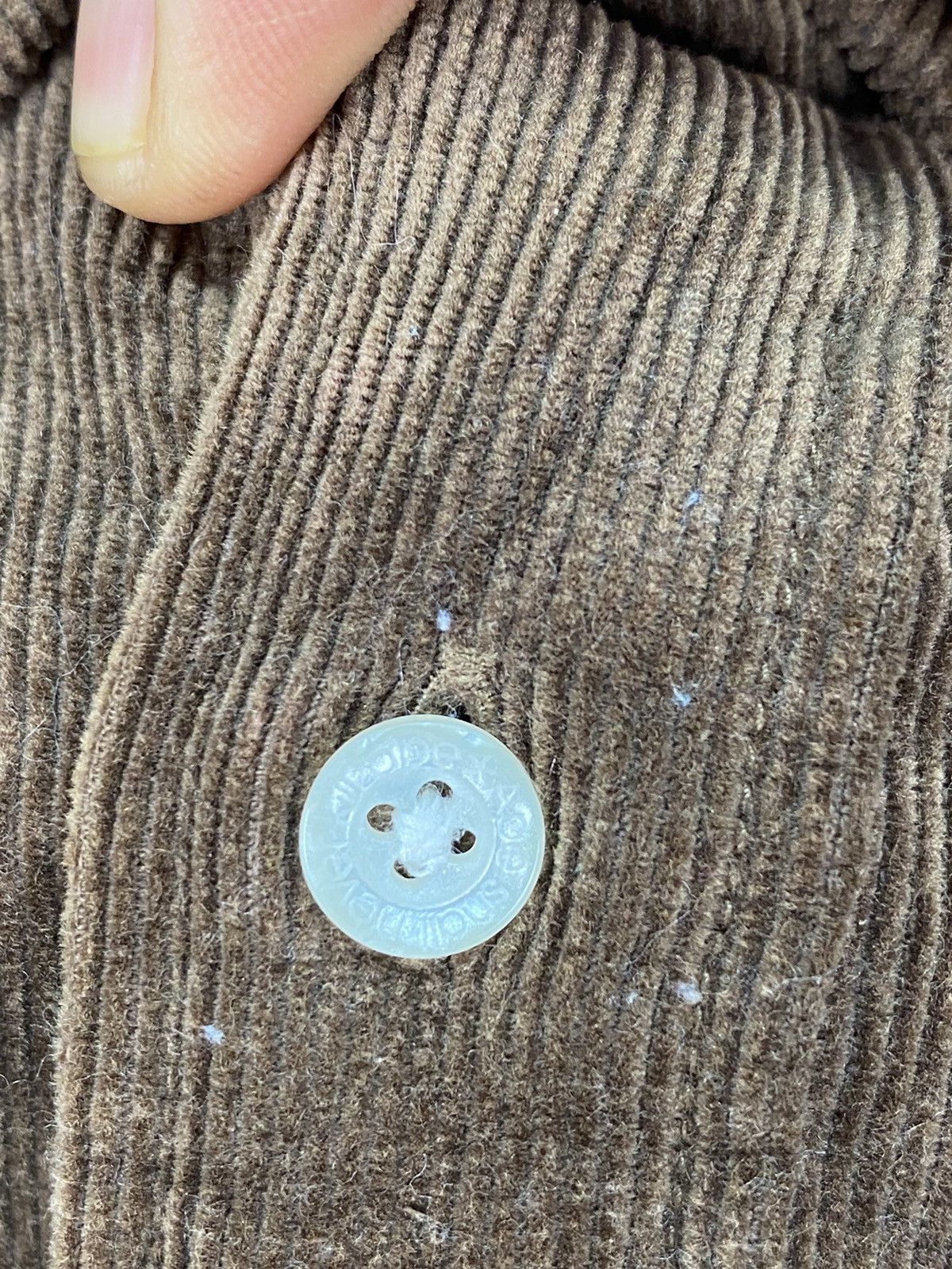 Bape Corduroy Button Up Shirt Size US S / EU 44-46 / 1 - 6 Thumbnail