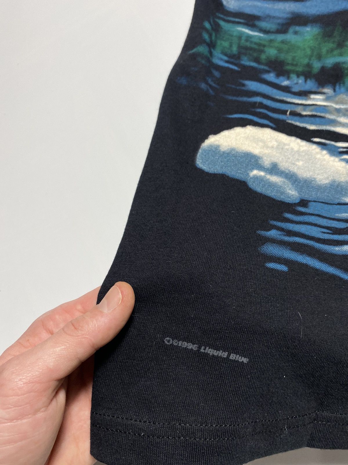 Liquid Blue × Vintage Vintage 96 Liquid Blue Wolf All Over Print Oversized Tee Size US L / EU 52-54 / 3 - 7 Thumbnail