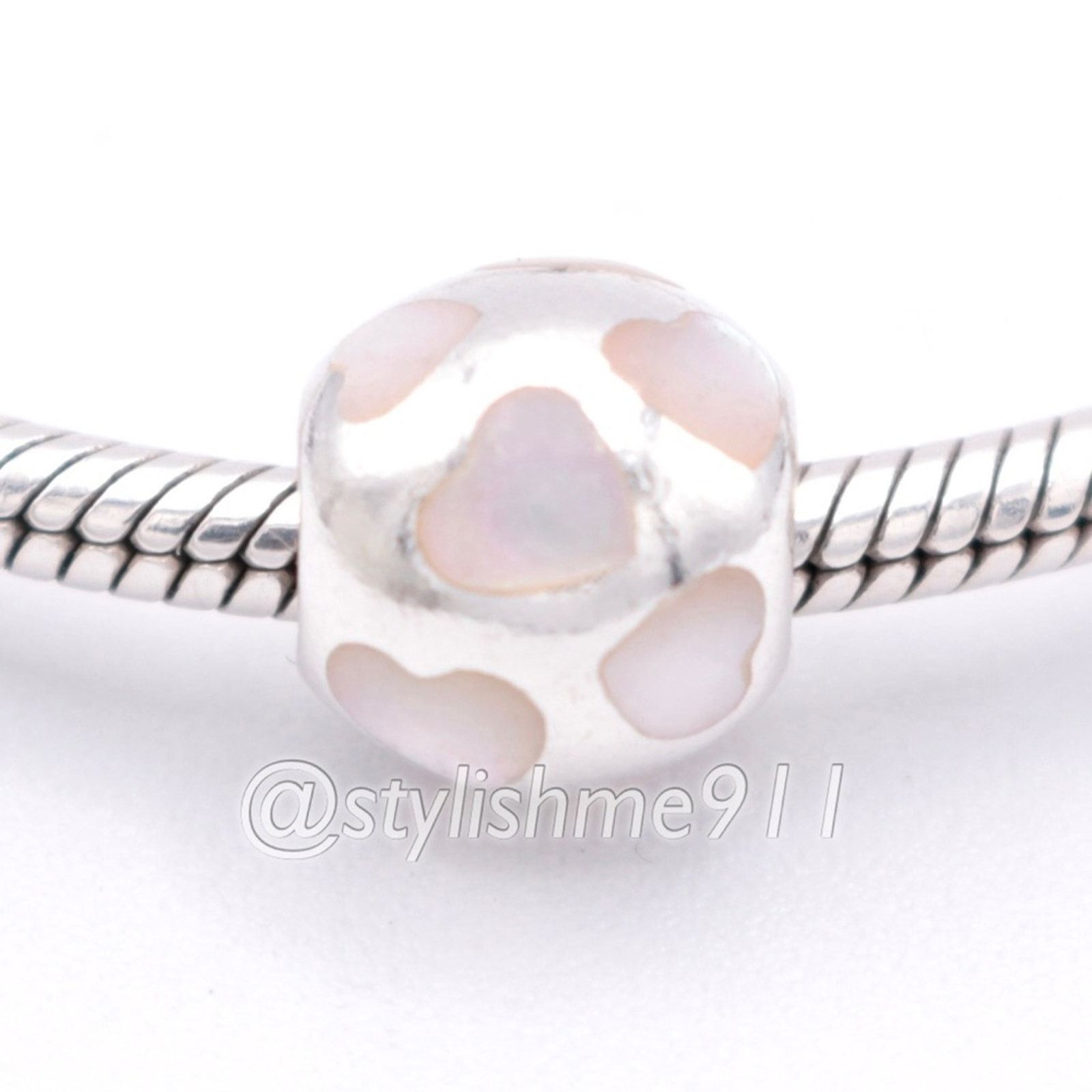 PANDORA Love Me White Mother of Pearl Charm - 790398MPW