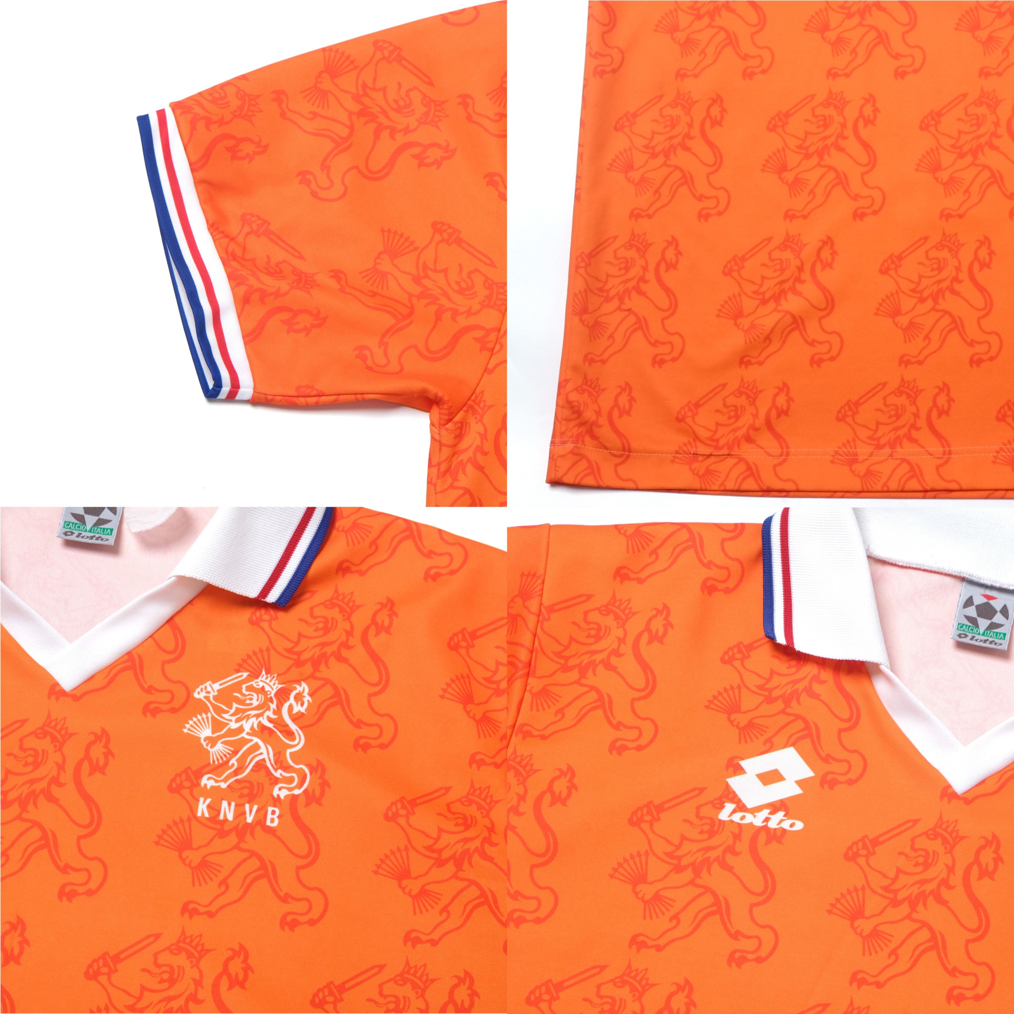 Lotto Sport 1994/95 Netherlands Home Shirt Lotto (L) Size US L / EU 52-54 / 3 - 4 Thumbnail