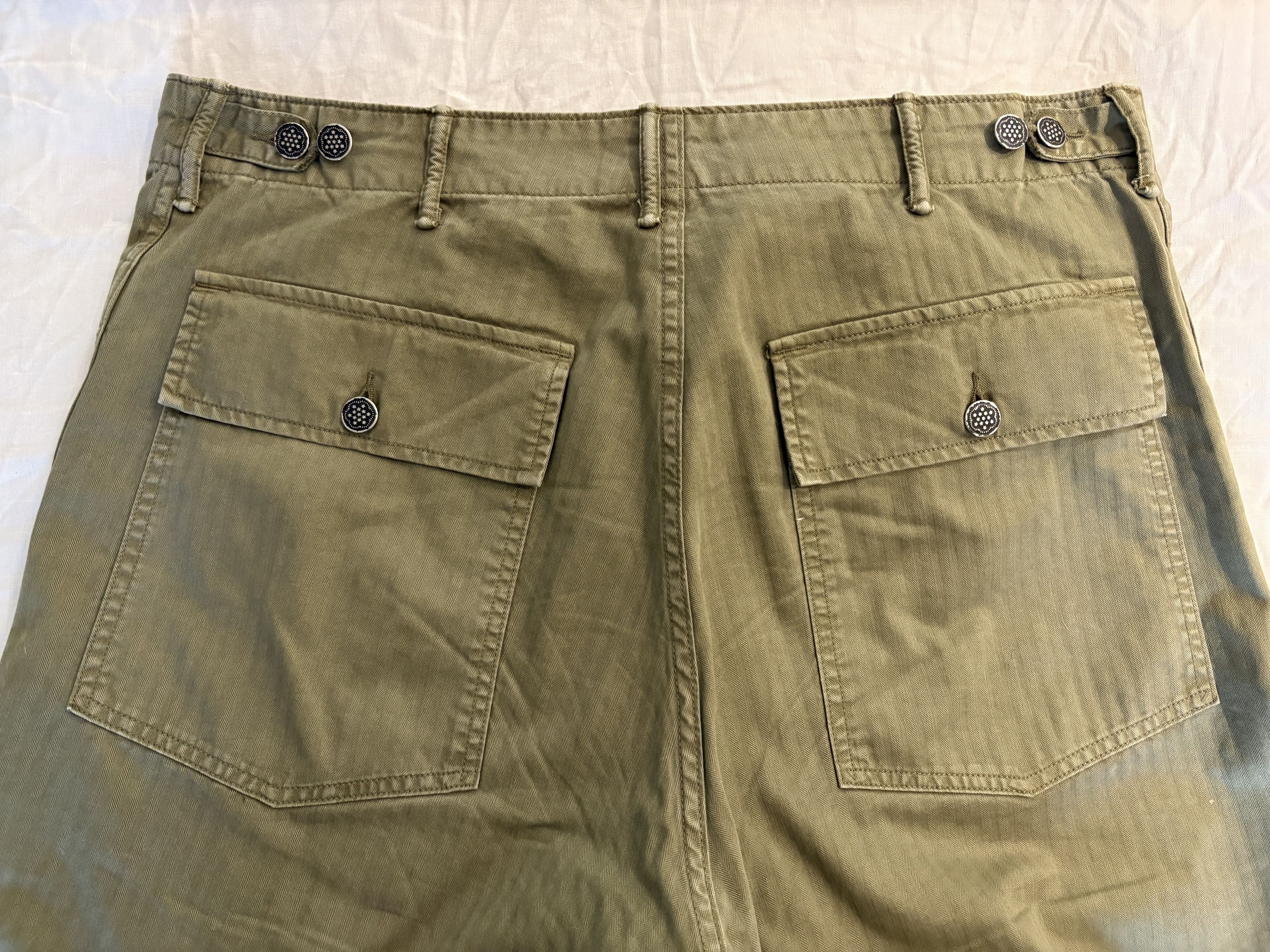 RRL Ralph Lauren Herringbone Utility Trouser Size US 34 / EU 50 - 3 Thumbnail