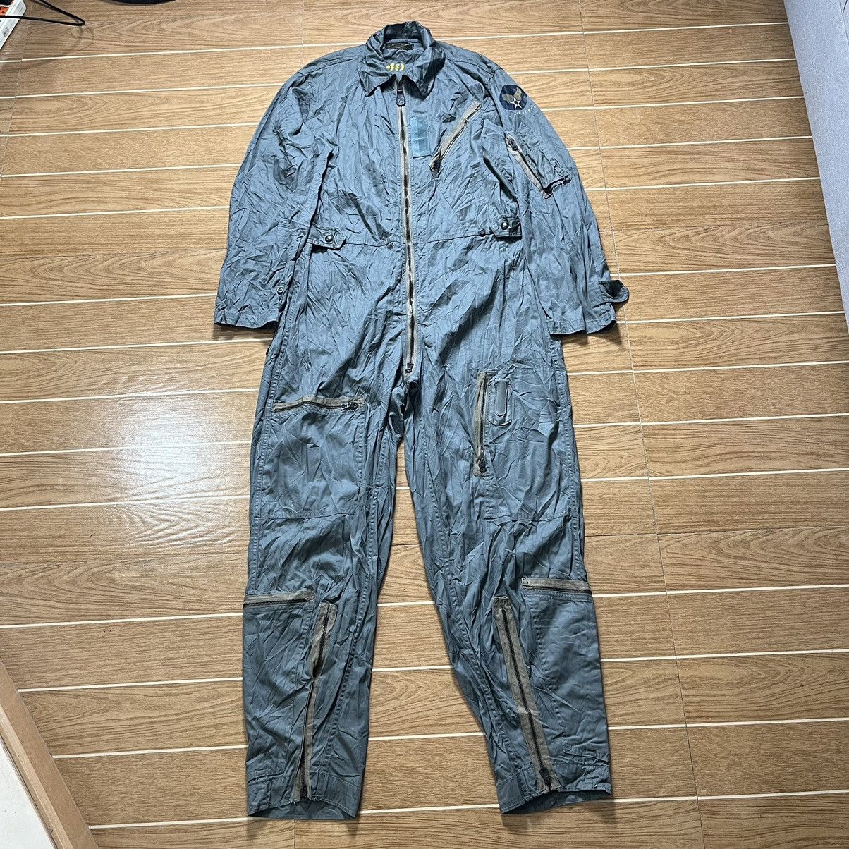 Vintage Vintage 1965 U.S Air Force K-2B Flight Suit Coverall Size US 39 - 1 Thumbnail