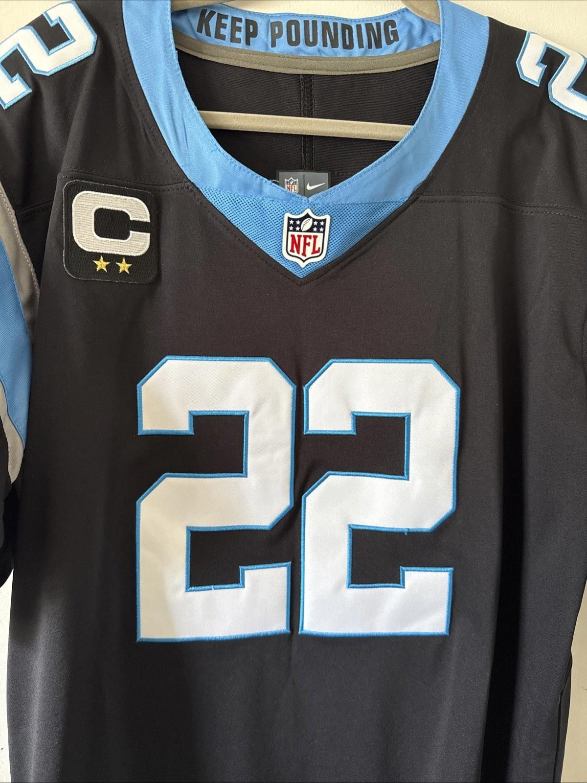 Nike Men’s Nike Panthers Christian McCaffrey #22 Jersey Sz S Size ONE SIZE - 2 Thumbnail