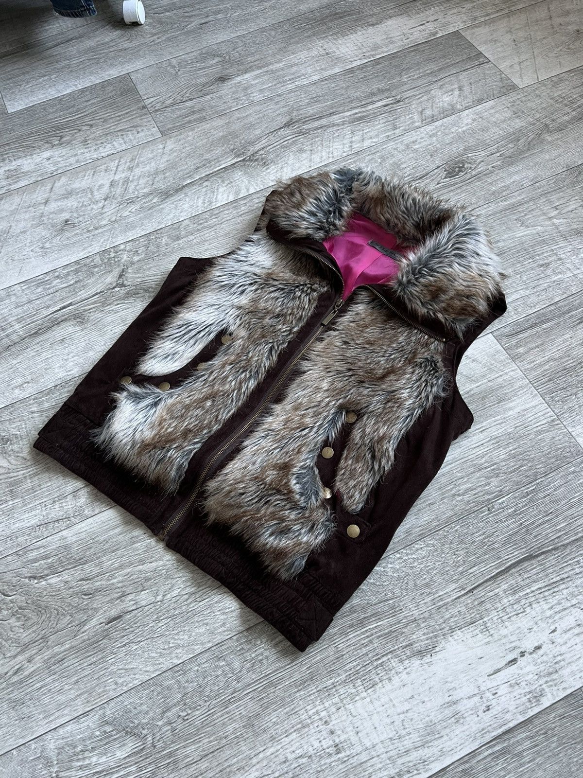 Hysteric Glamour Crazy Archived Faux Fur Y2k Vest Hysteric Glamour LGB 00s Size S / US 4 / IT 40 - 3 Thumbnail
