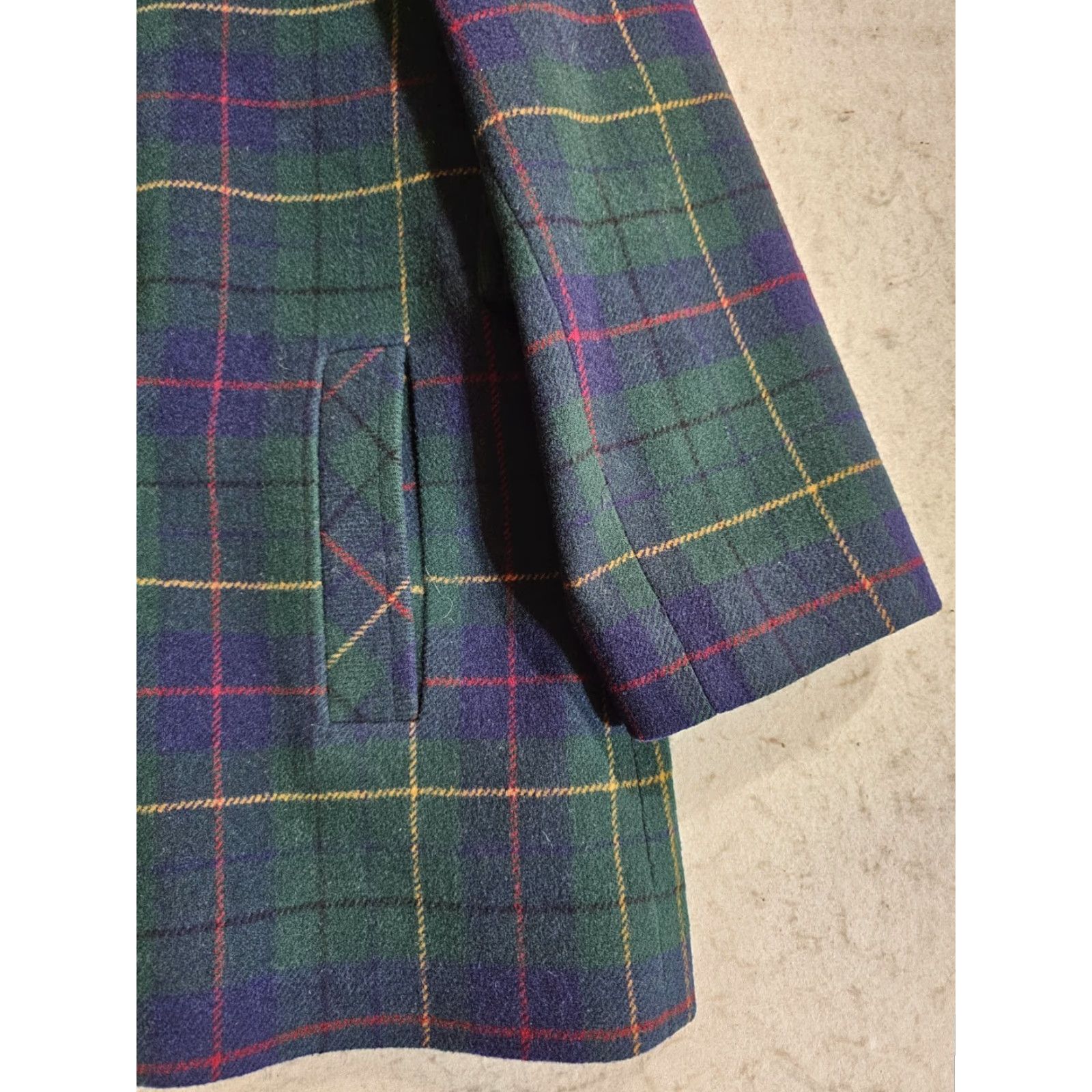Pendleton VINTAGE Pendleton Jacket Wool Plaid Double Breasted Size 12 Women's Blue Green 90s Classic Size XL / US 12-14 / IT 48-50 - 7 Thumbnail