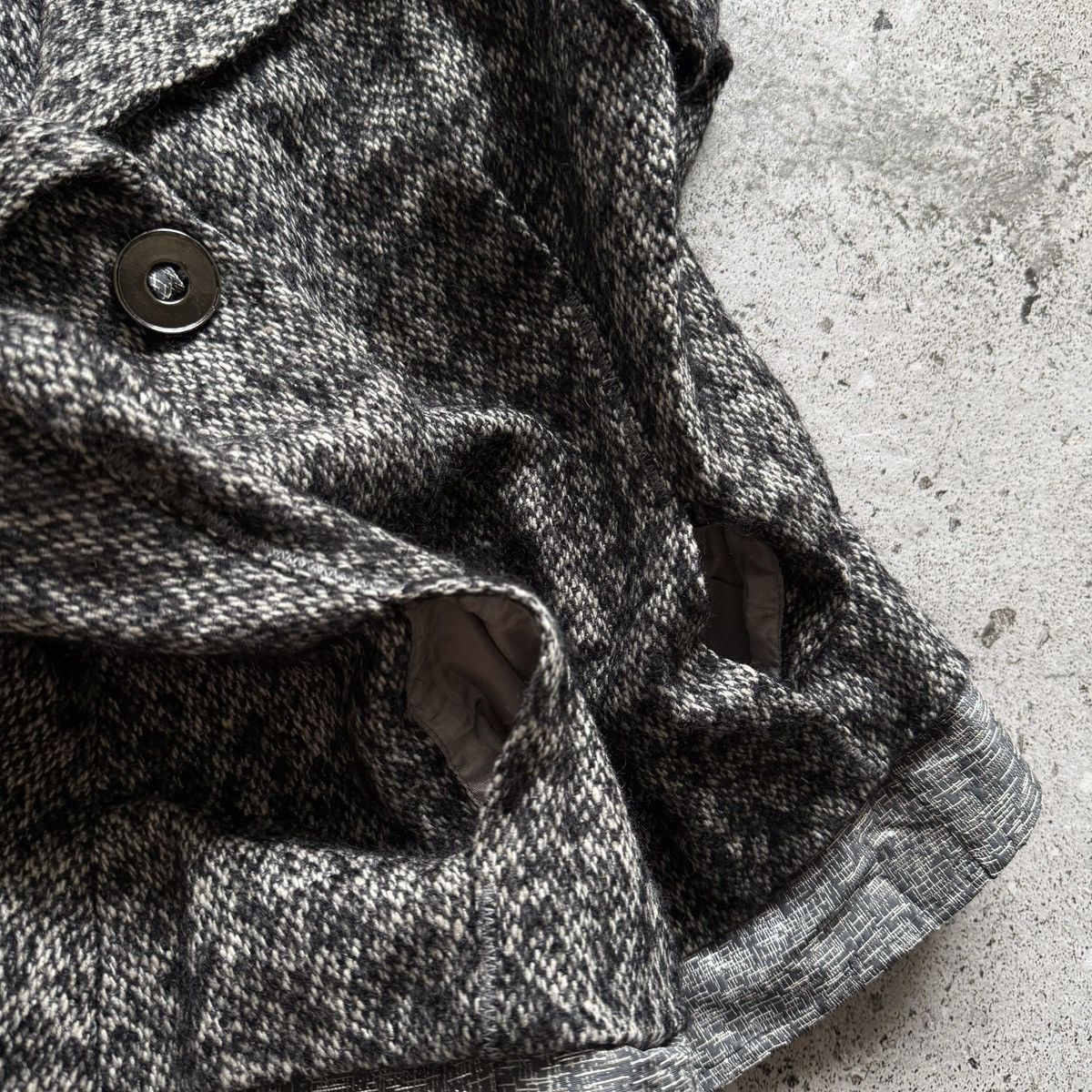 DOROTHEE SCHUMACHER Dorothe Schumacher Tweed Knit Button Front Blazer Jacket Size L / US 10 / IT 46 - 7 Thumbnail