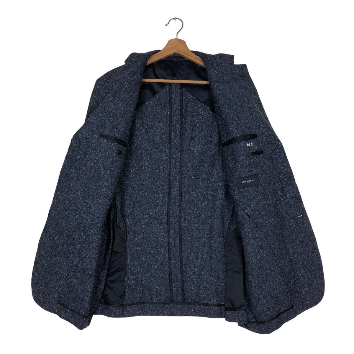 Burberry 🔥Vintage Wool Work Jacket Burberry London Double Breast Size US L / EU 52-54 / 3 - 13 Thumbnail