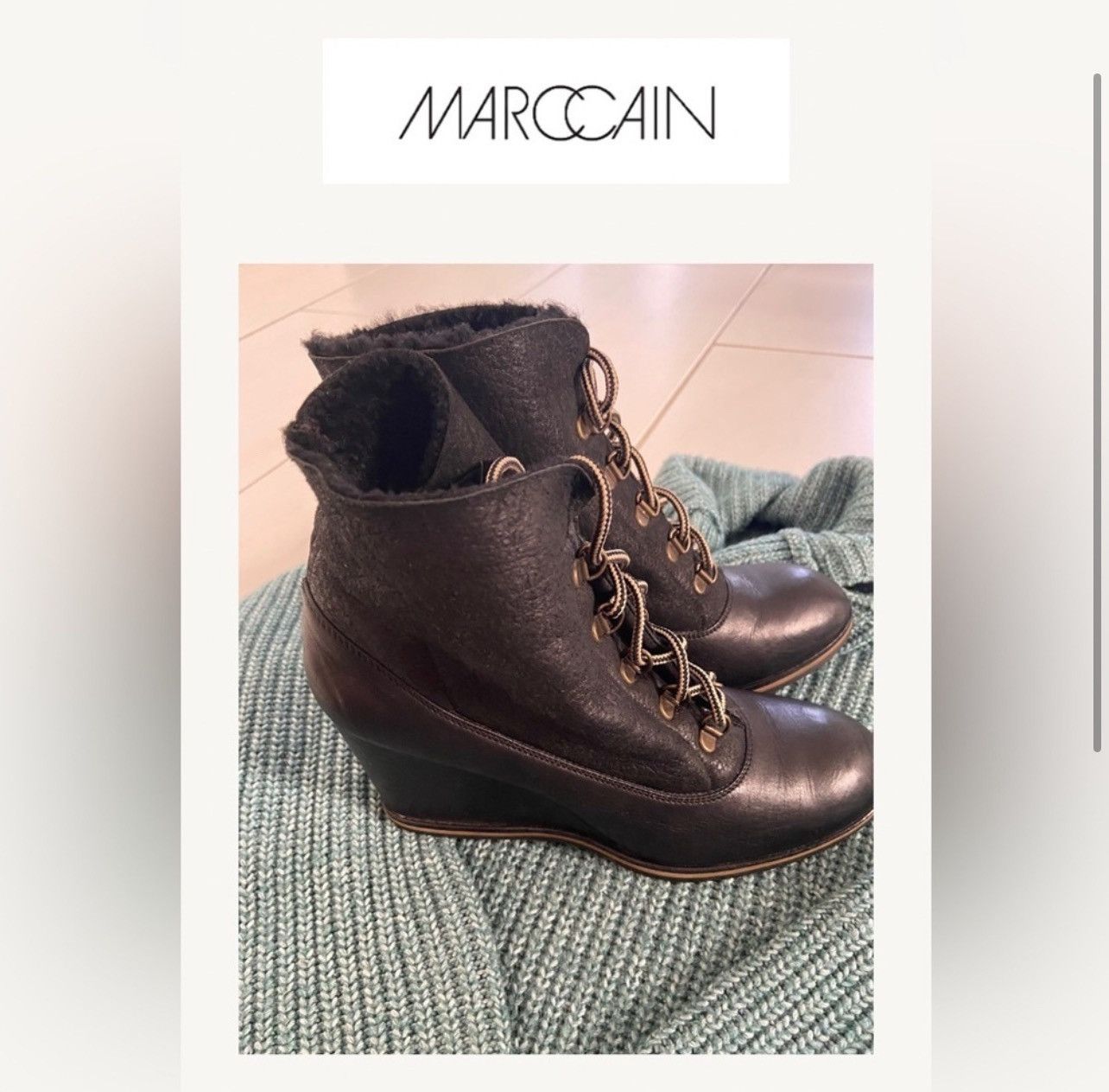 Other Marc Cain shirling leather boots 8.5 Size US 8.5 / IT 38.5 - 7 Thumbnail