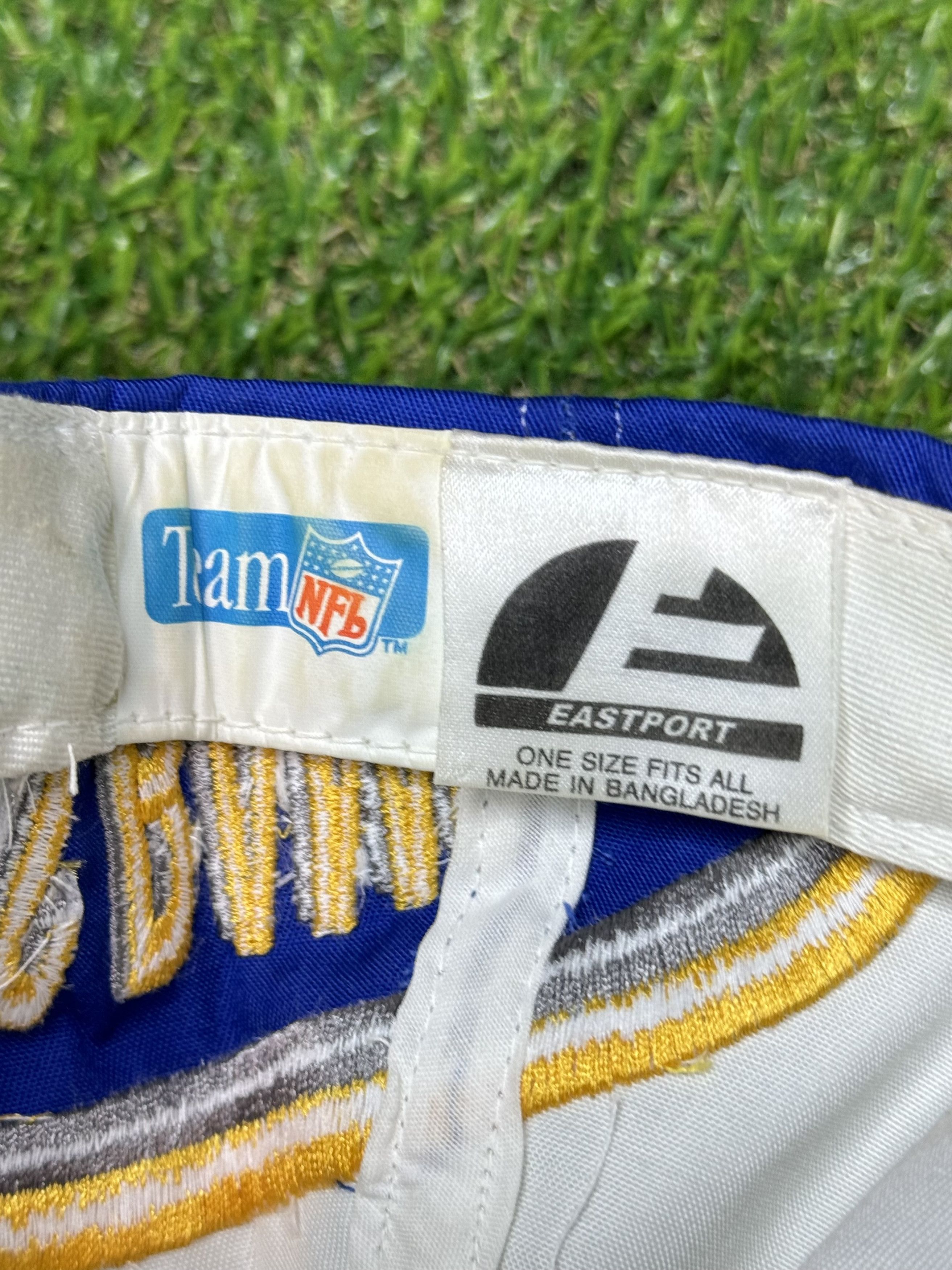 Vintage VTG St.Louis Rams Helmet Pattern Eastport Snapback Hat Size ONE SIZE - 6 Thumbnail
