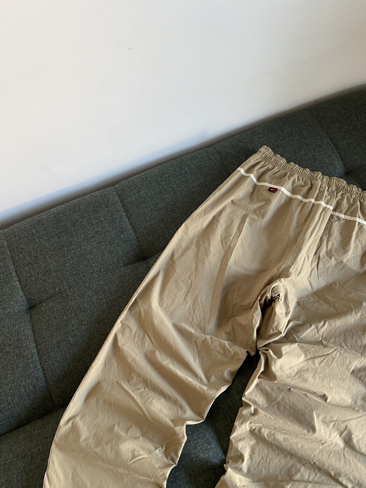 Nike Nike Vintage Nylon Drill Pants Striped Baggy Wide Japanese Size US 34 / EU 50 - 9 Thumbnail