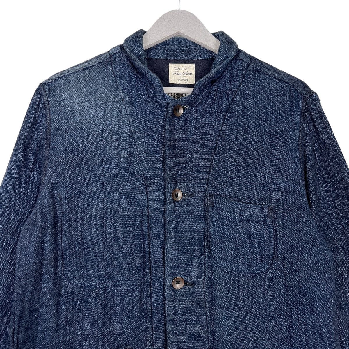 Paul Smith × Paul Smith Red Ear 🔥 RED EAR BY PAUL SMITH INDIGO CHORE JACKET MADE IN JAPAN Size US L / EU 52-54 / 3 - 3 Thumbnail