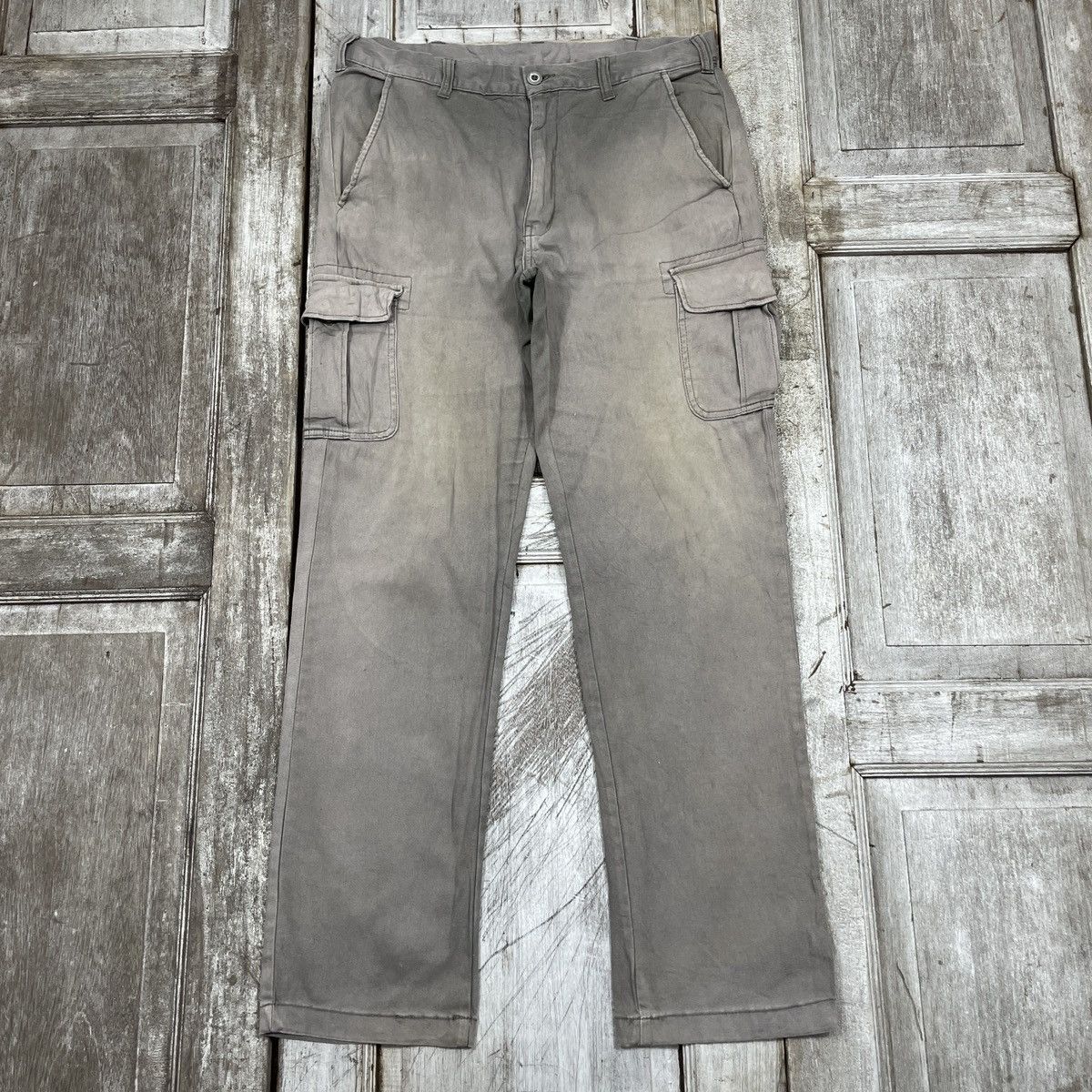 Japanese Brand × Vintage Vintage Japanese Brand Faded Cargo Pant Size US 34 / EU 50 - 1 Thumbnail