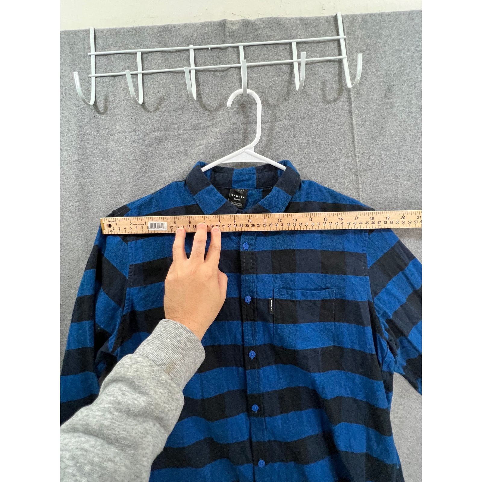 Oakley Oakley Shirt Adult Medium Checked Blue Black Button Up Size US M / EU 48-50 / 2 - 6 Thumbnail