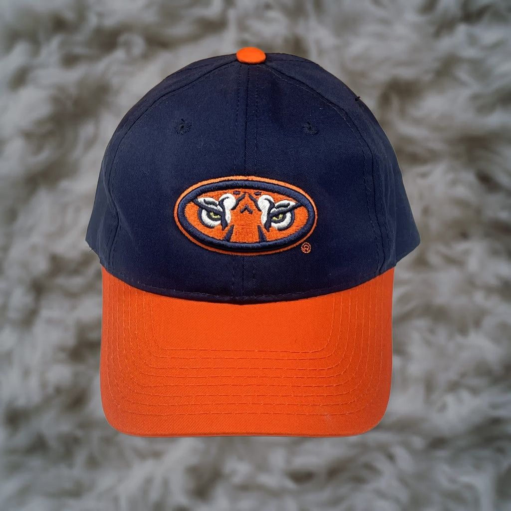 All Blues OC Sports Auburn Tigers Adjustable Strap Back Hat Cap Blue Mens One Size Fits All Size ONE SIZE - 1 Thumbnail