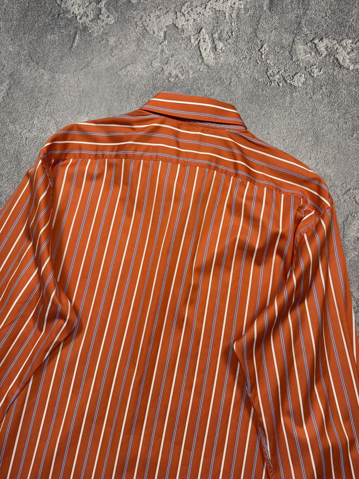 Etro Vintage Luxury Striped Etro shirt Size US XXL / EU 58 / 5 - 7 Thumbnail