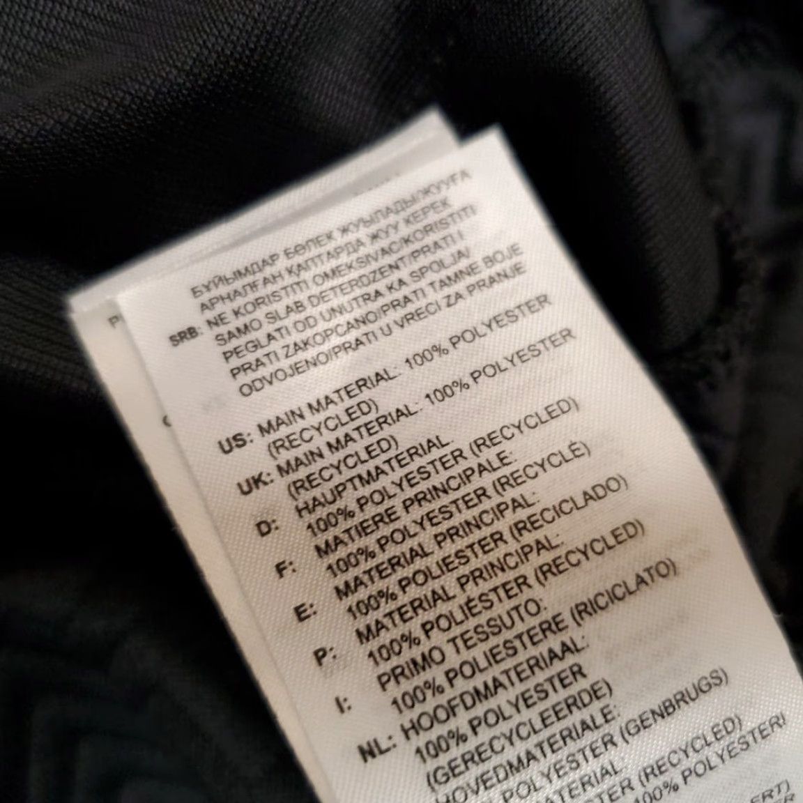 Adidas Adidas Jacket Womens M Black Textured Full Zip Thumbhole Performance Athletic Size M / US 6-8 / IT 42-44 - 7 Thumbnail
