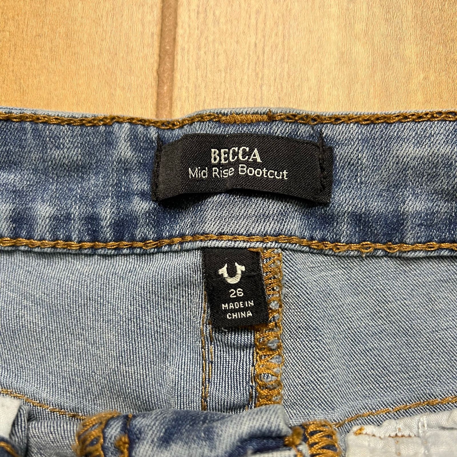 True Religion True Religion Becca Denim Shorts Womens Sz 26 Cutoff Y2K Size US 26 / EU 42 - 4 Thumbnail