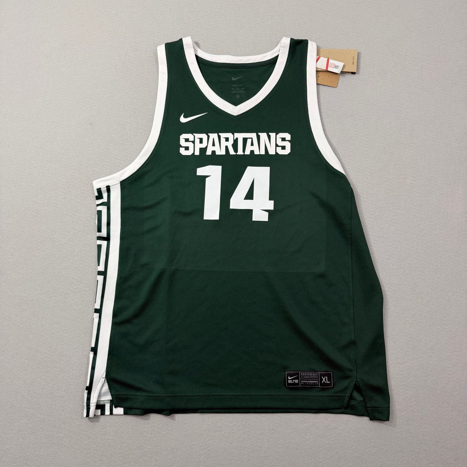 Nike Nike Michigan State Spartans Davis Smith Basketball Jersey Size US XL / EU 56 / 4 - 1 Thumbnail