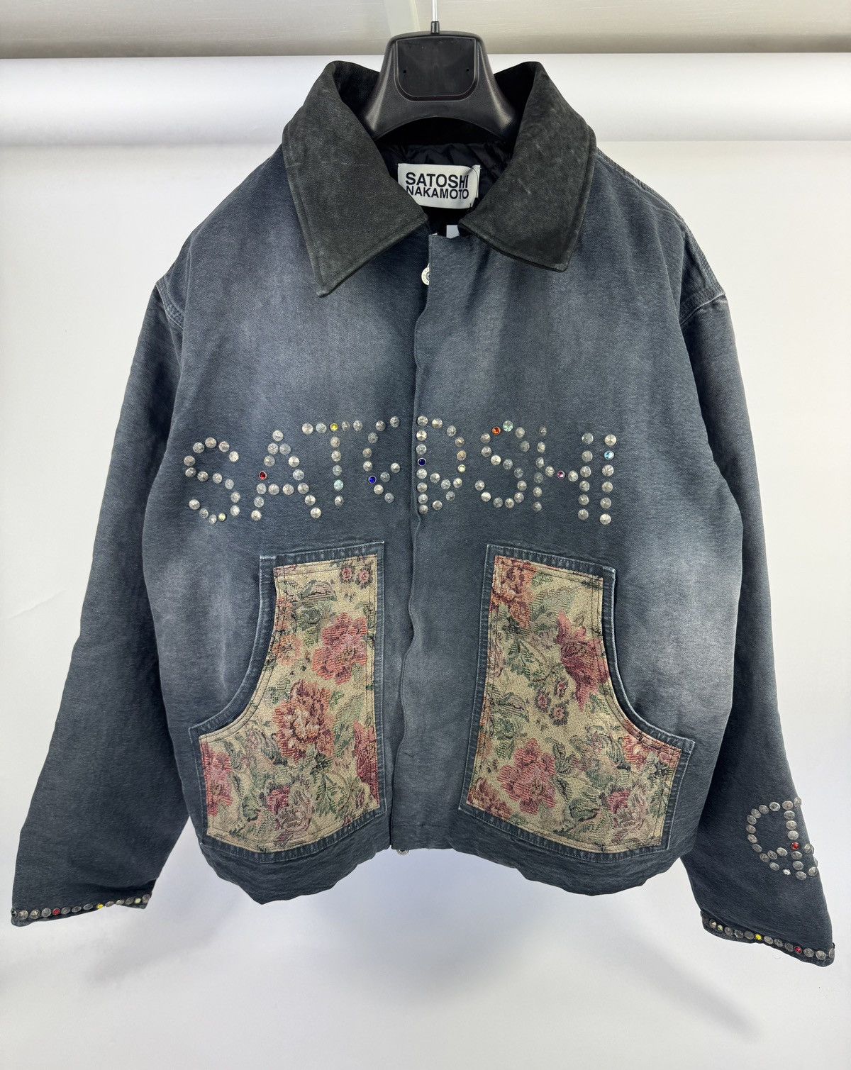 Satoshi Nakamoto LOGO EMBELLISHED OVERSIZED CANVAS JACKET Size US L / EU 52-54 / 3 - 1 Thumbnail