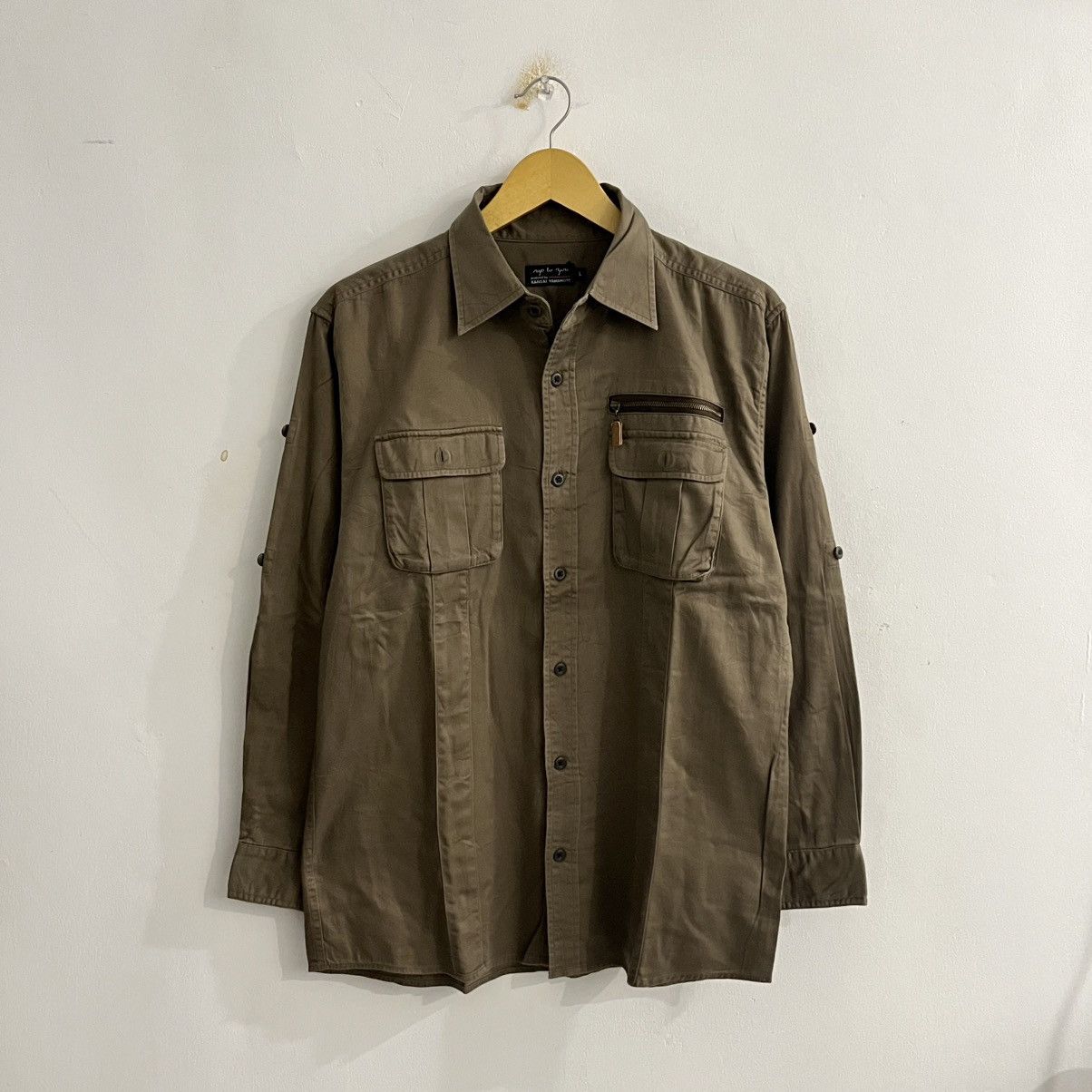 Kansai Yamamoto Kansai Yamamoto - Work Longsleeve Button Up Size US L / EU 52-54 / 3 - 1 Thumbnail