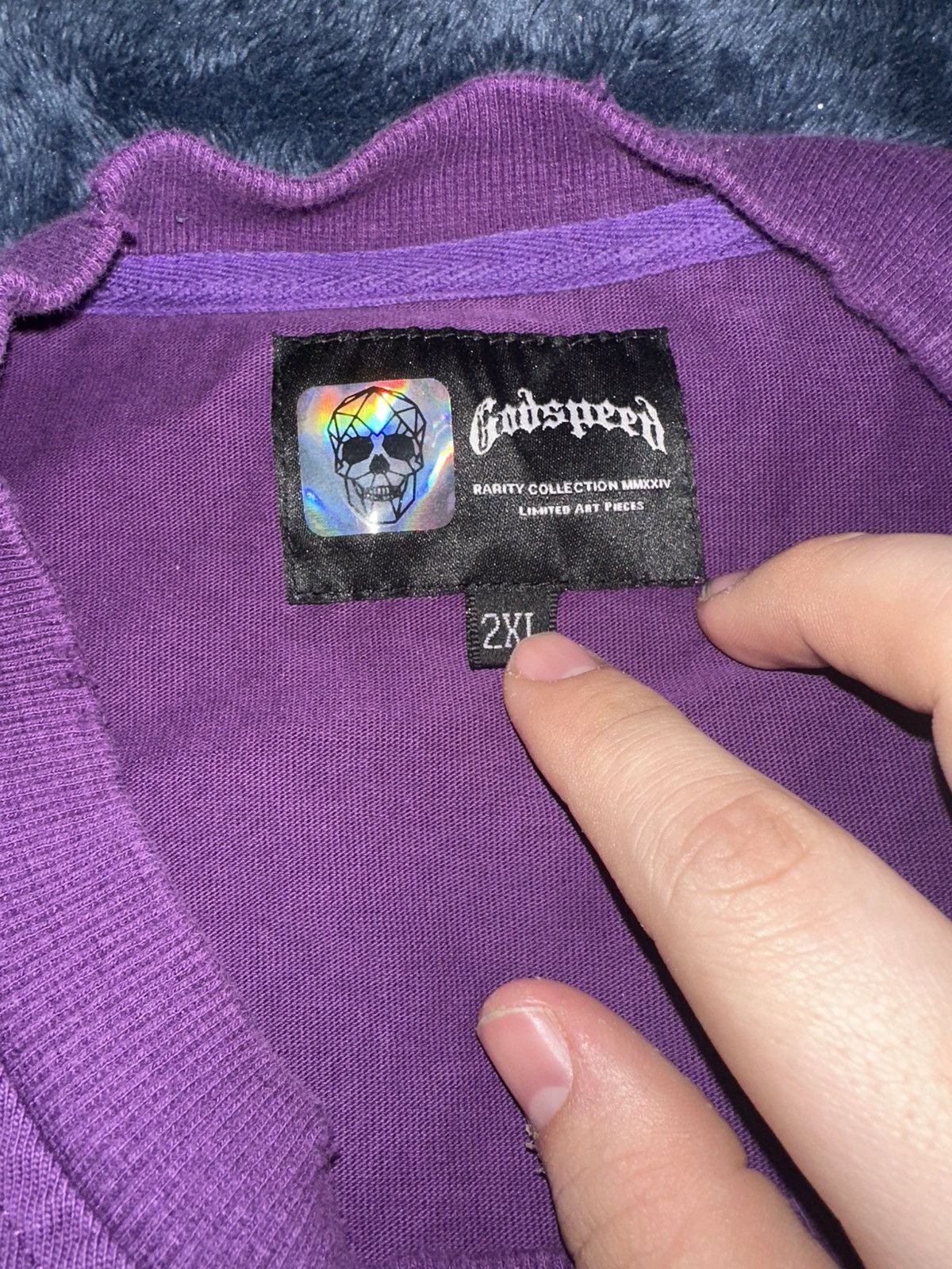 Godspeed Purple Godspeed Short sleeve Size US XXL / EU 58 / 5 - 3 Thumbnail