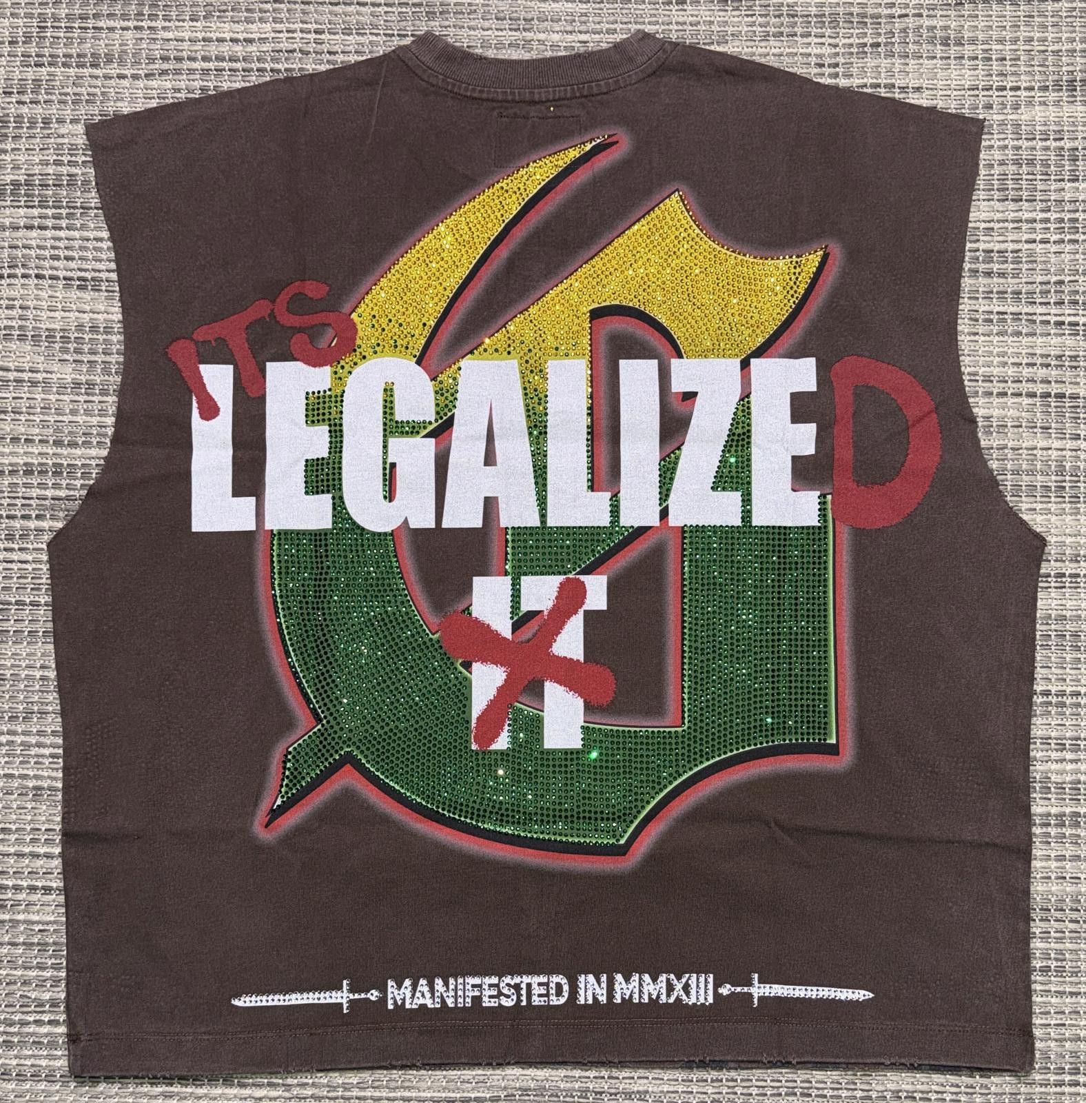 Godspeed Godspeed Brown 420 Indoor VVS Sleeveless Tee Size US S / EU 44-46 / 1 - 4 Thumbnail