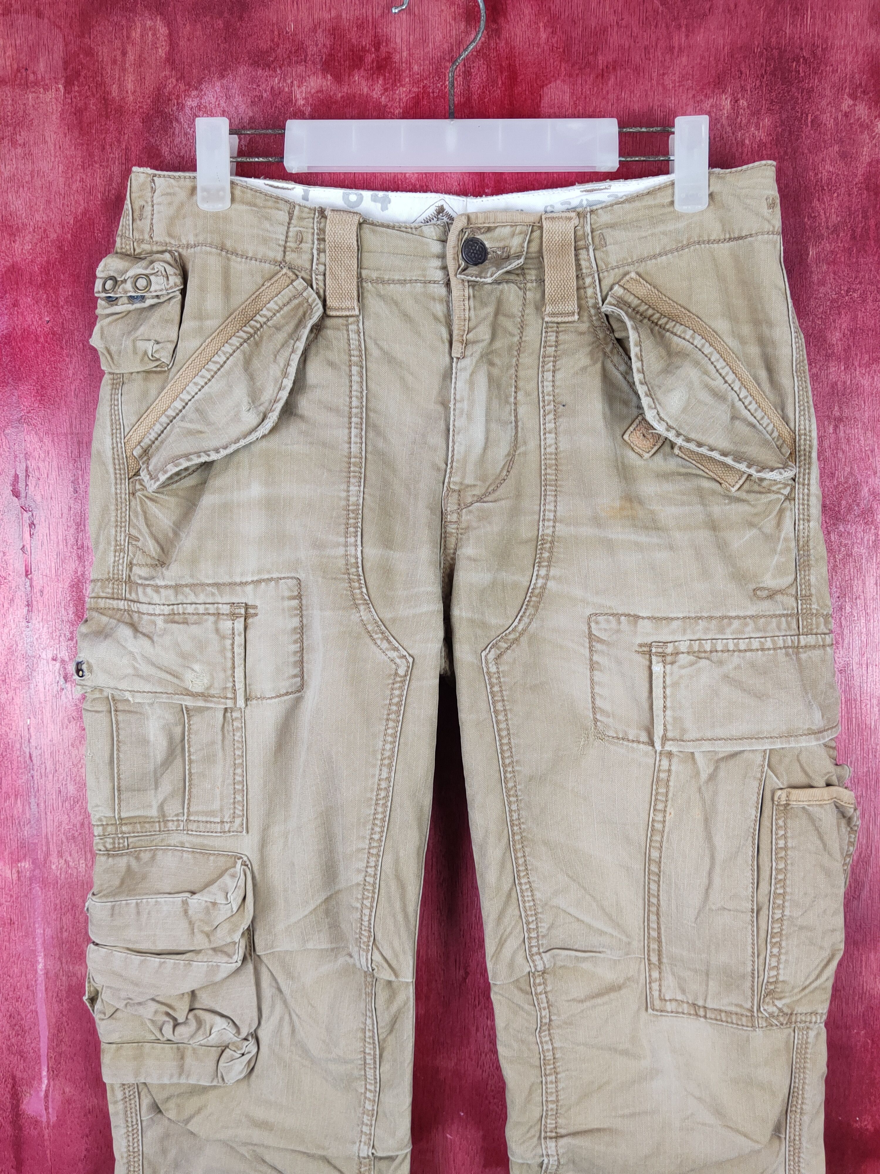 Polo Ralph Lauren Polo Ralph Lauren faded Multipocket Cargo Pants #1347DL Size US 29 - 2 Thumbnail