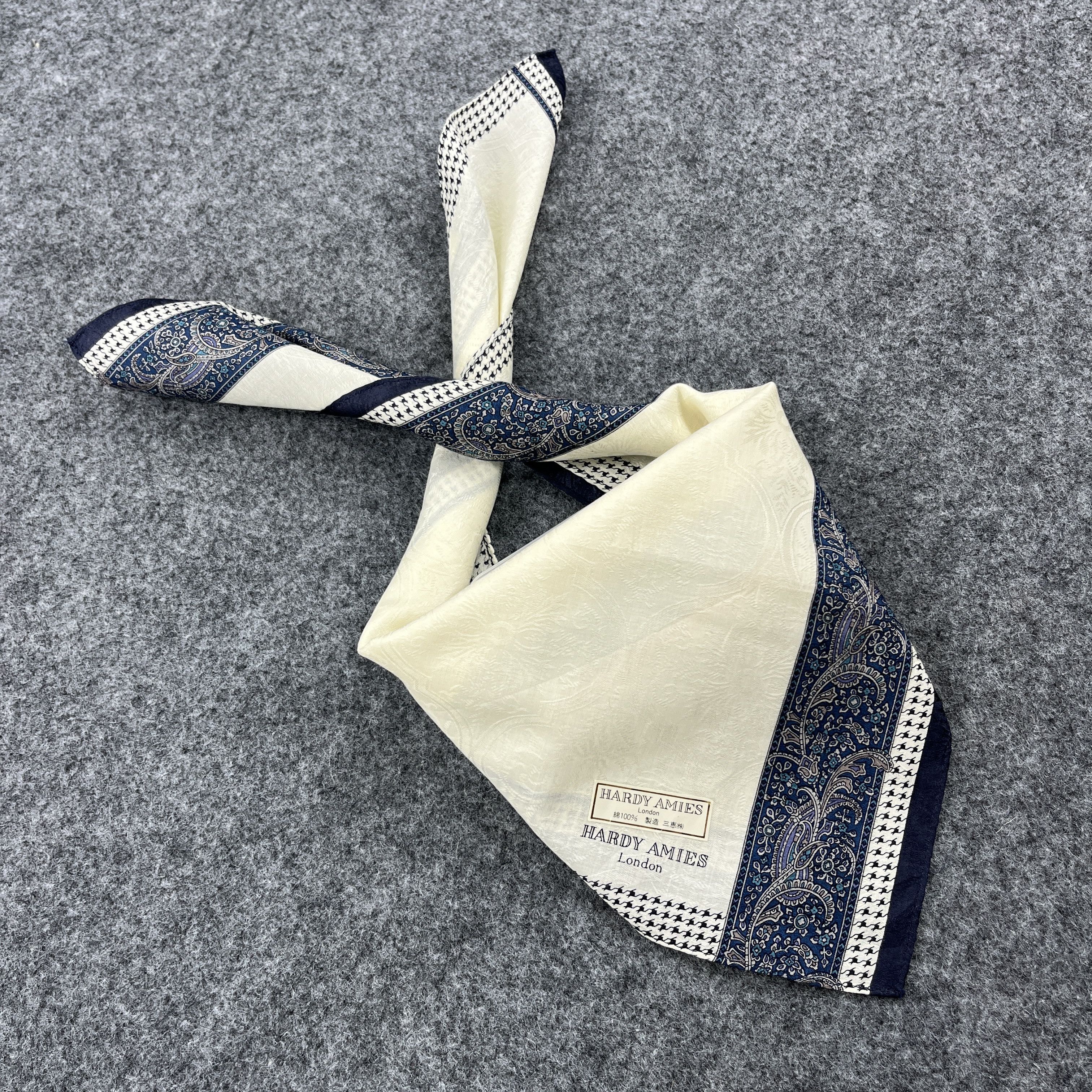 Hardy Amies Hardy Amies Handkerchief / Bandana / Neckerchief B758 Size ONE SIZE - 9 Thumbnail