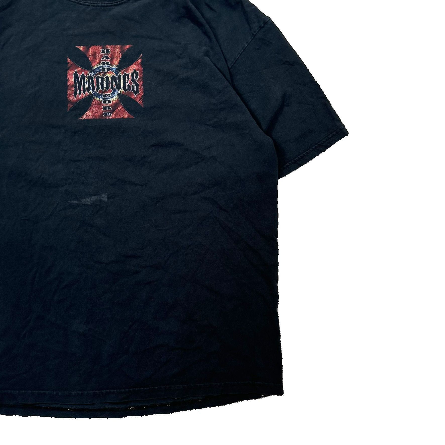 Vintage Vintage 00s Hard Core Marines Choppers Inspired Graphic Size US XL / EU 56 / 4 - 3 Thumbnail
