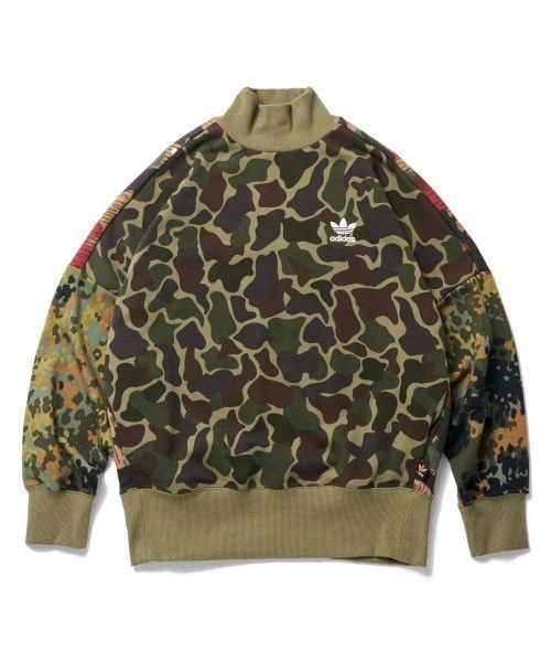 Adidas × Pharrell PHARRELL WILLIAMS Hiking Camo Print Sweatshirt Pullover S Size US S / EU 44-46 / 1 - 5 Thumbnail