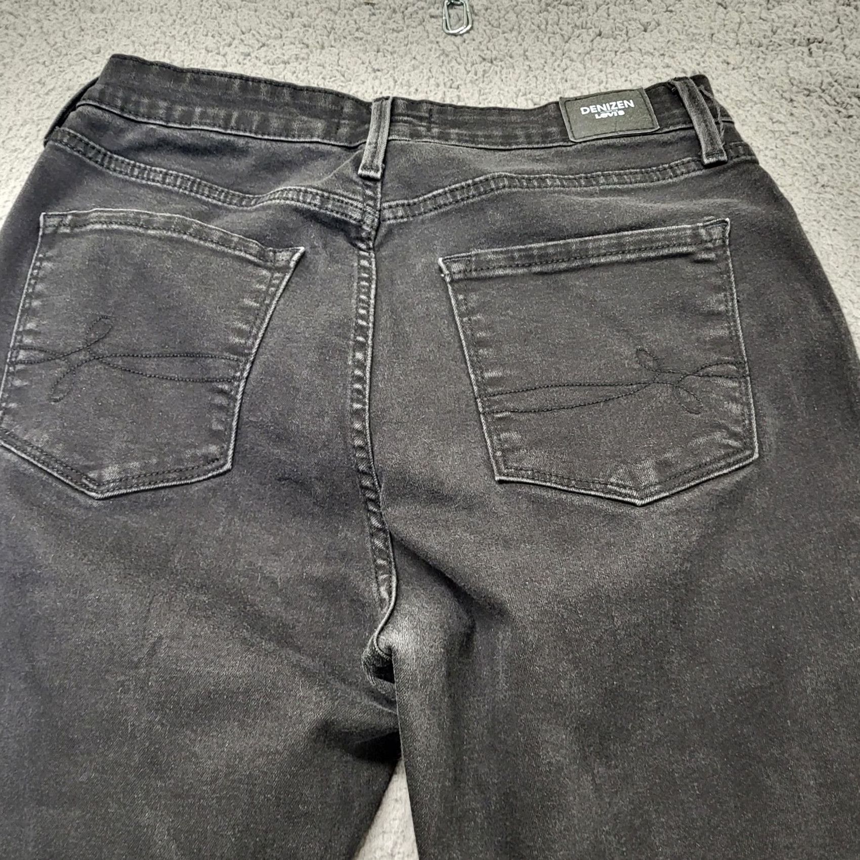 Denizen Denizen Jeans Womens Size 10 Black Dark Wash High Rise Skinny Jeans 29x28 Casual Size 32" / US 10 / IT 46 - 4 Thumbnail