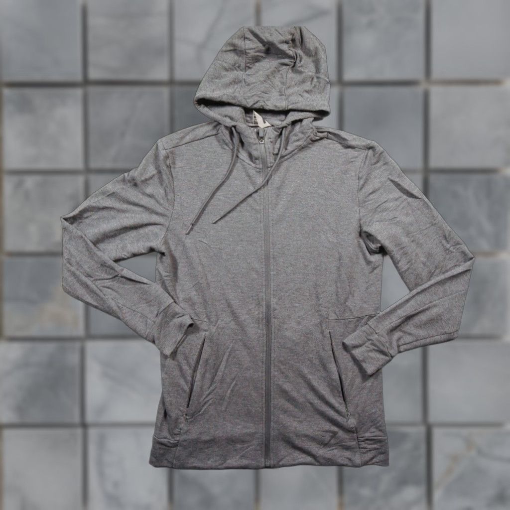 Gymshark GymShark Sweatshirt Mens Small Gray Hoodie Full Zip Gym Sweater Lightweight Size US S / EU 44-46 / 1 - 1 Thumbnail