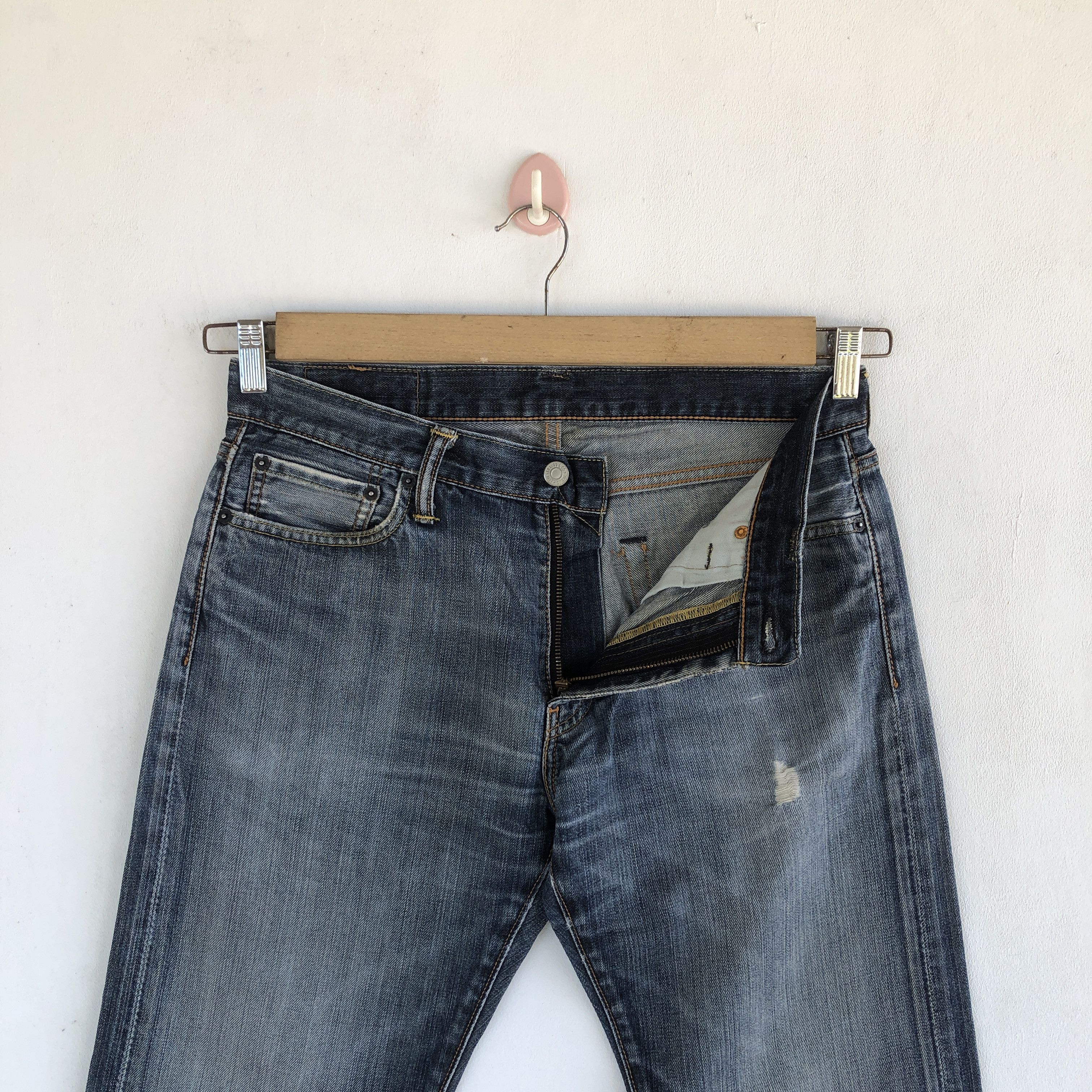 Levi's Vintage Levis Faded Jeans Distressed Levis 504 Denim Size US 32 / EU 48 - 6 Thumbnail