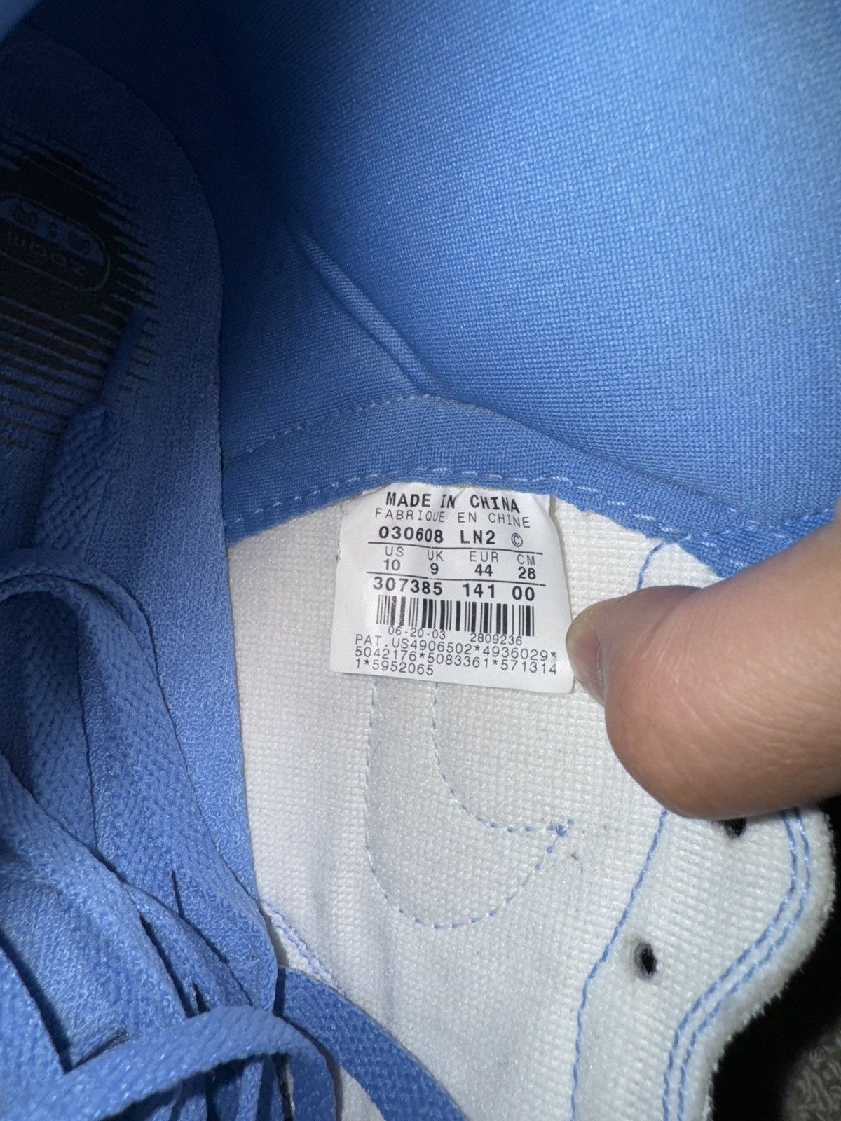 Nike Nike SB Supreme Dunk Baby Blue Size US 10 / EU 43 - 18 Thumbnail