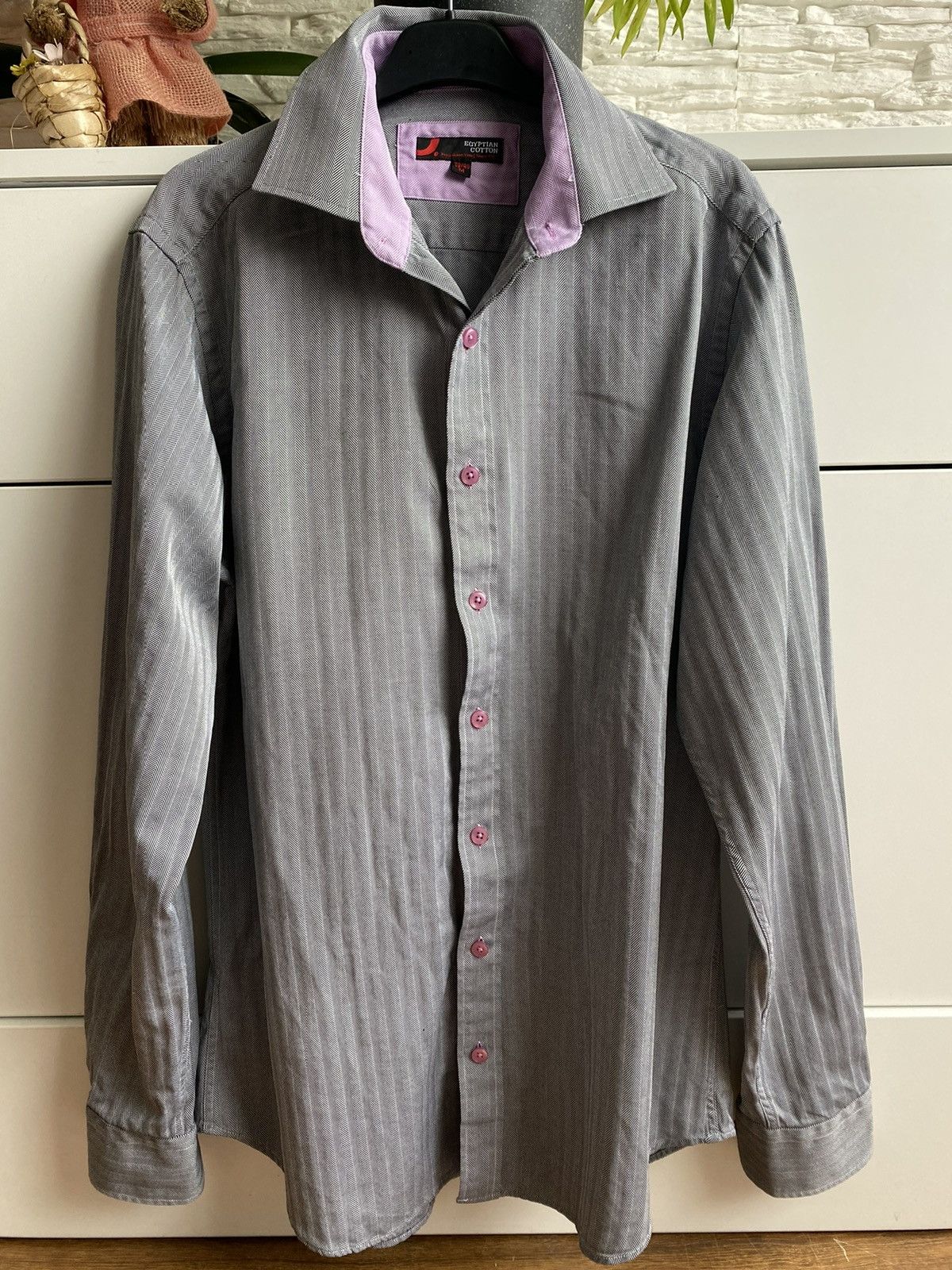 Other Egyptian Cotton formal shirting Size 40R - 2 Thumbnail