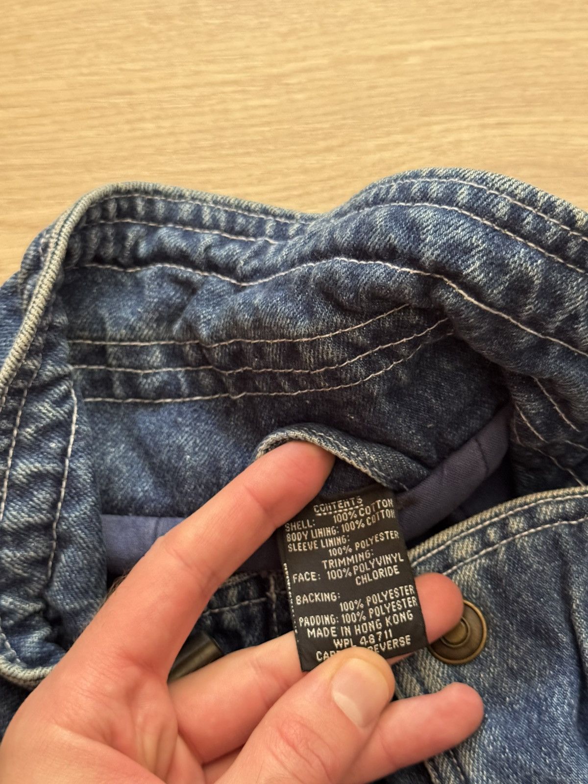 Vintage Vintage 90’s Archival Denim Jeans Baggy Japanese Jacket Size US XL / EU 56 / 4 - 7 Thumbnail