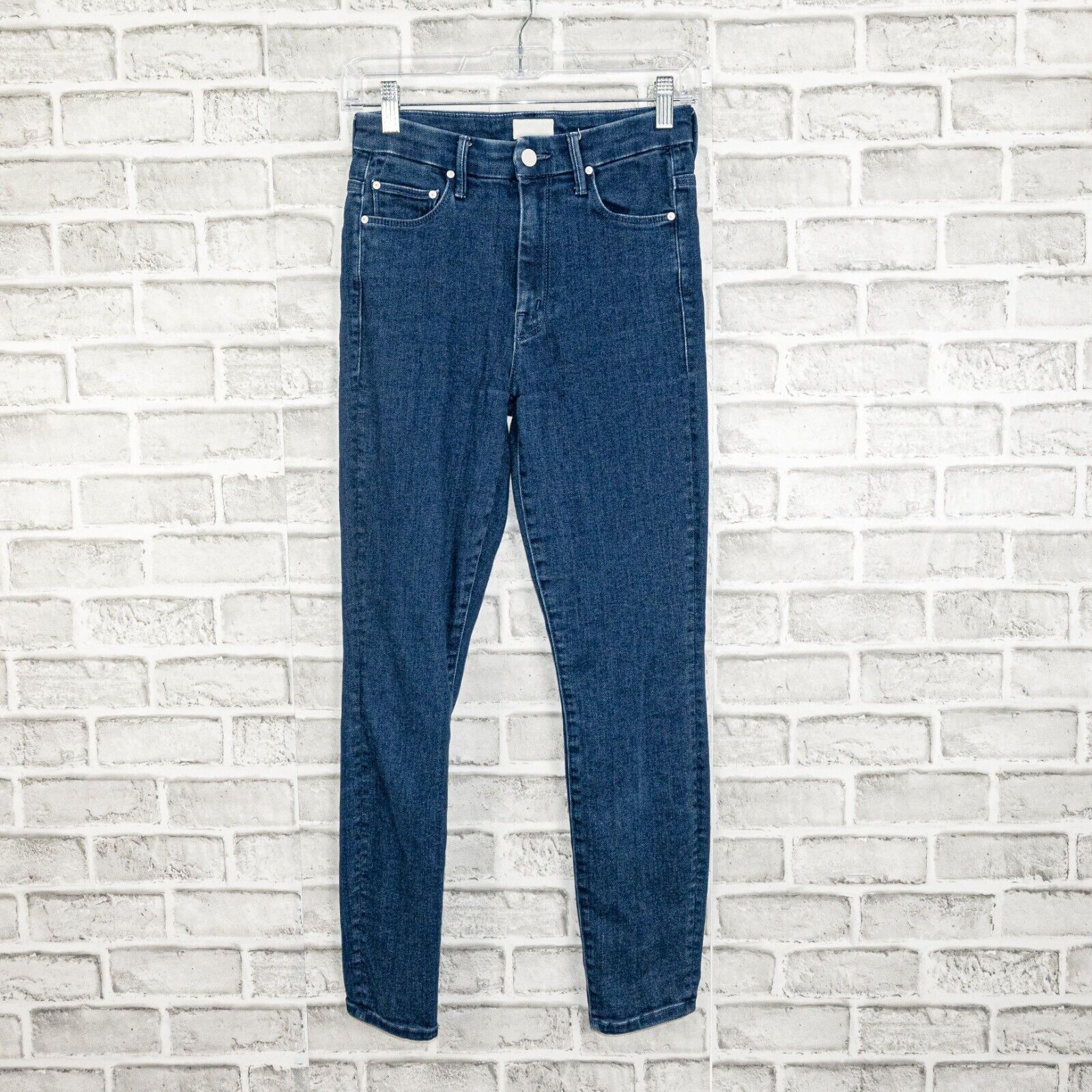 MOTHER MOTHER Denim High Rise Looker Ankle Jeans Blue Size 25" / US 0 / IT 36 - 5 Thumbnail