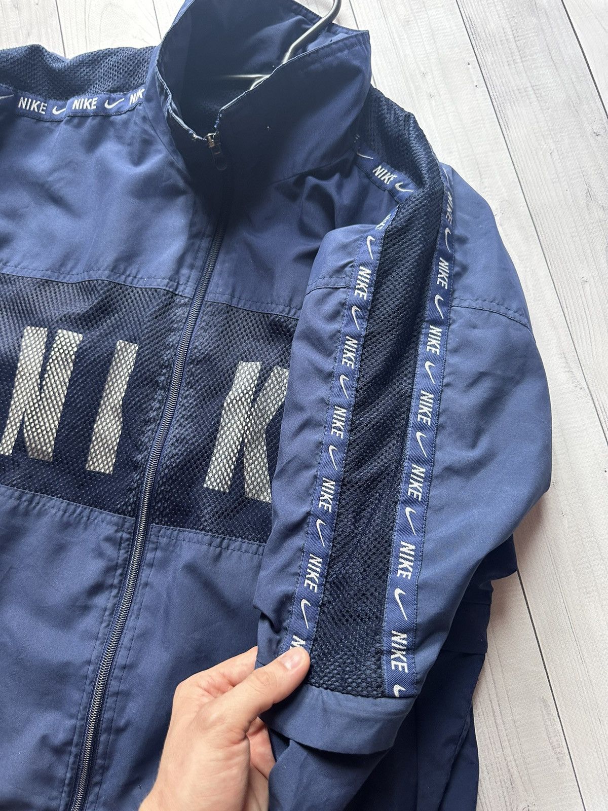 Nike × Vintage Vintage Nike track jacket size M big logo Size US M / EU 48-50 / 2 - 10 Thumbnail