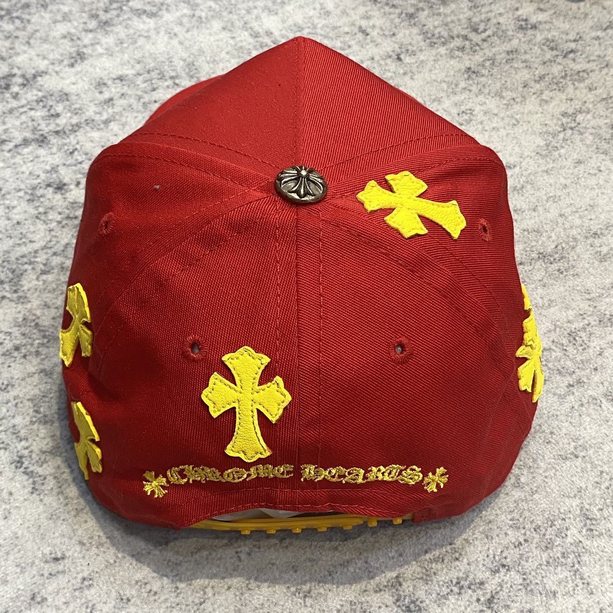 Chrome Hearts CHROME HEARTS Baseball Cap Cotton x Polyester RED Size ONE SIZE - 4 Thumbnail