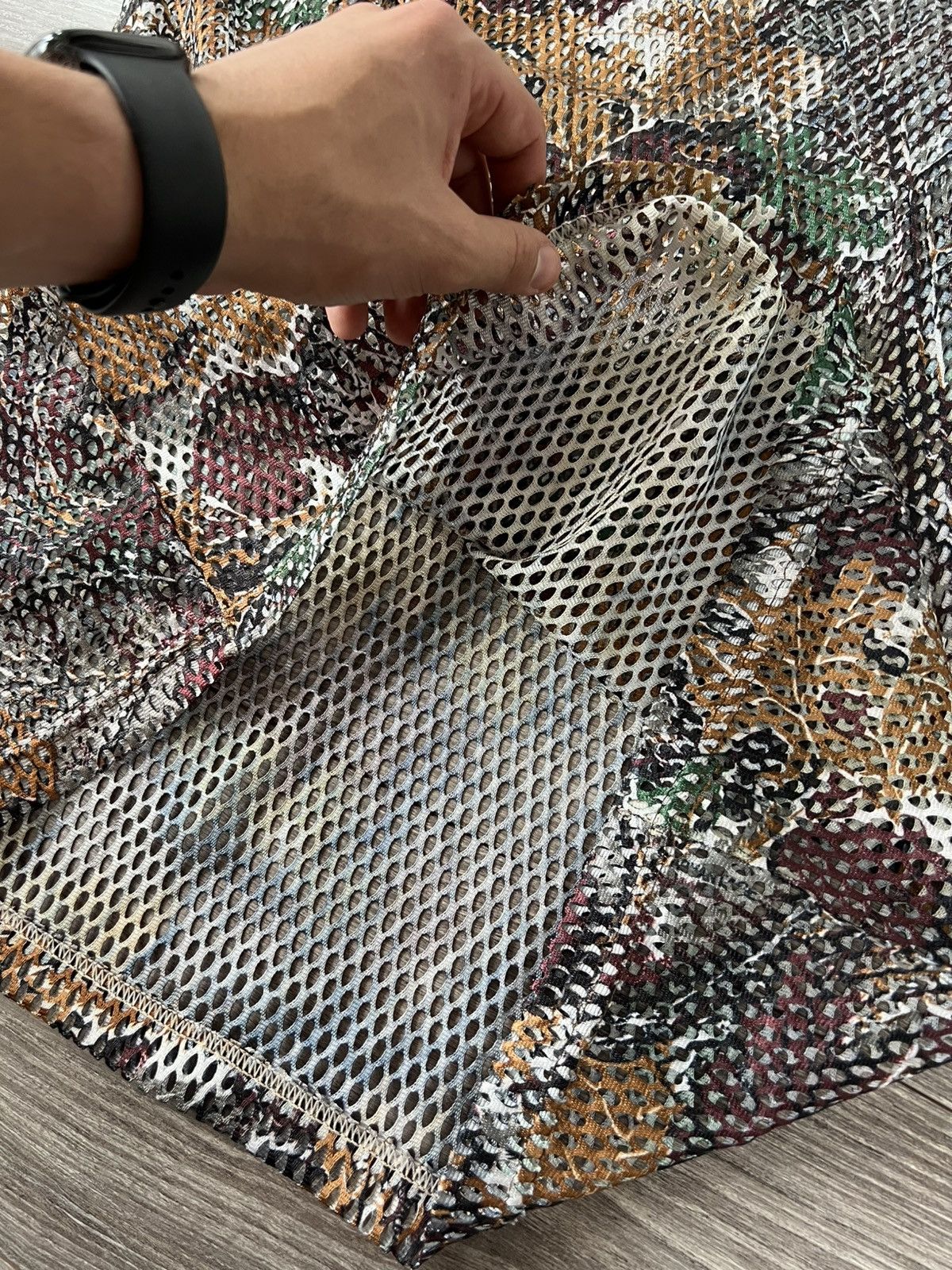 Other Vintage Transparent Hunt Camo Trees Colourway Perforated Tee Size US M / EU 48-50 / 2 - 13 Thumbnail