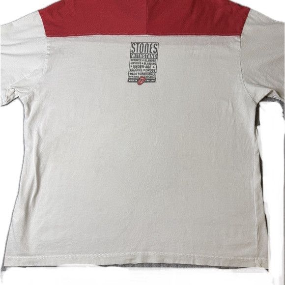 Daydreamer Daydreamer Rolling Stones Voodoo Lounge Tee - Red and Cream Size S / US 4 / IT 40 - 2 Thumbnail