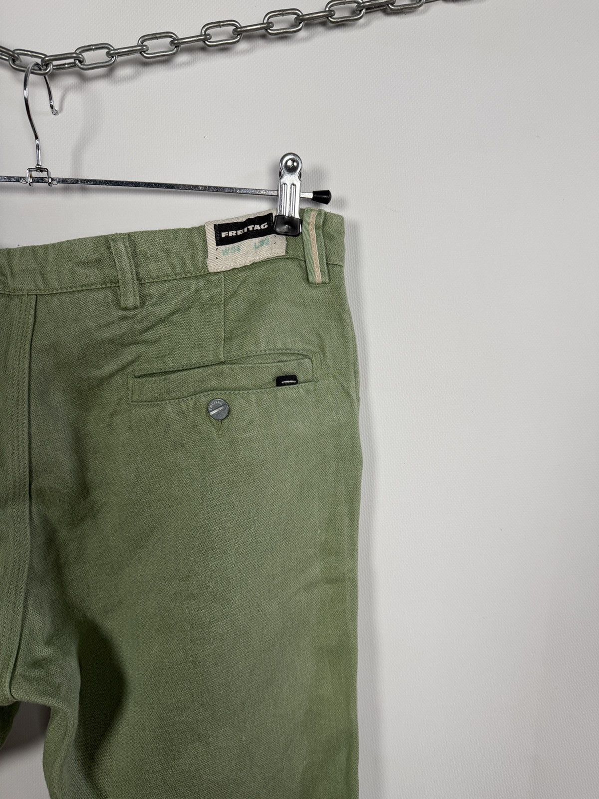 Freitag Freitag Linen Work Pants Casual Straight Vintage Sz W34 L32 Size US 34 / EU 50 - 10 Thumbnail