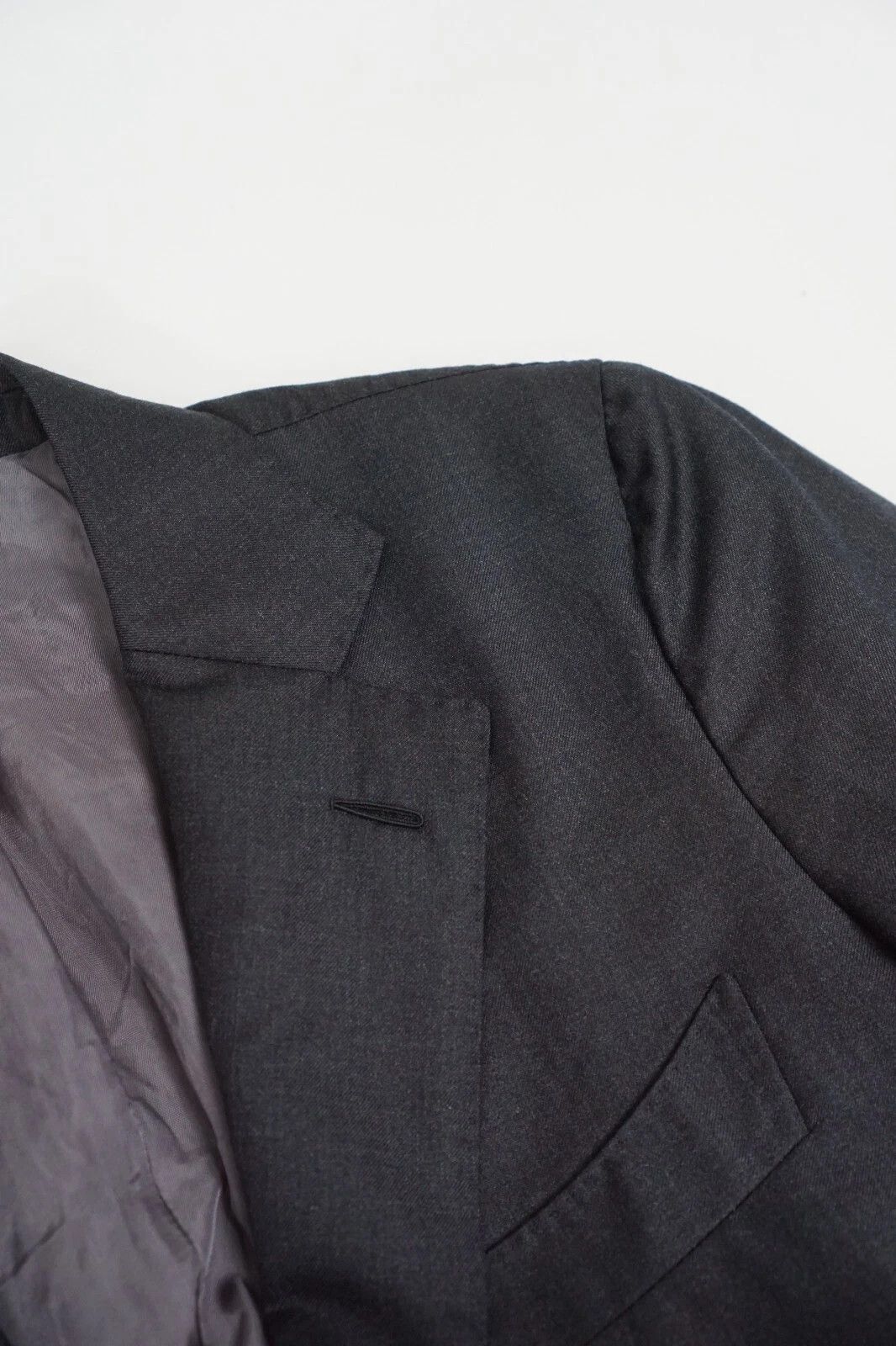Suitsupply Men Suitsupply Blazer La Spalla Grey Vitale Barberis US36S Size 36S - 3 Thumbnail
